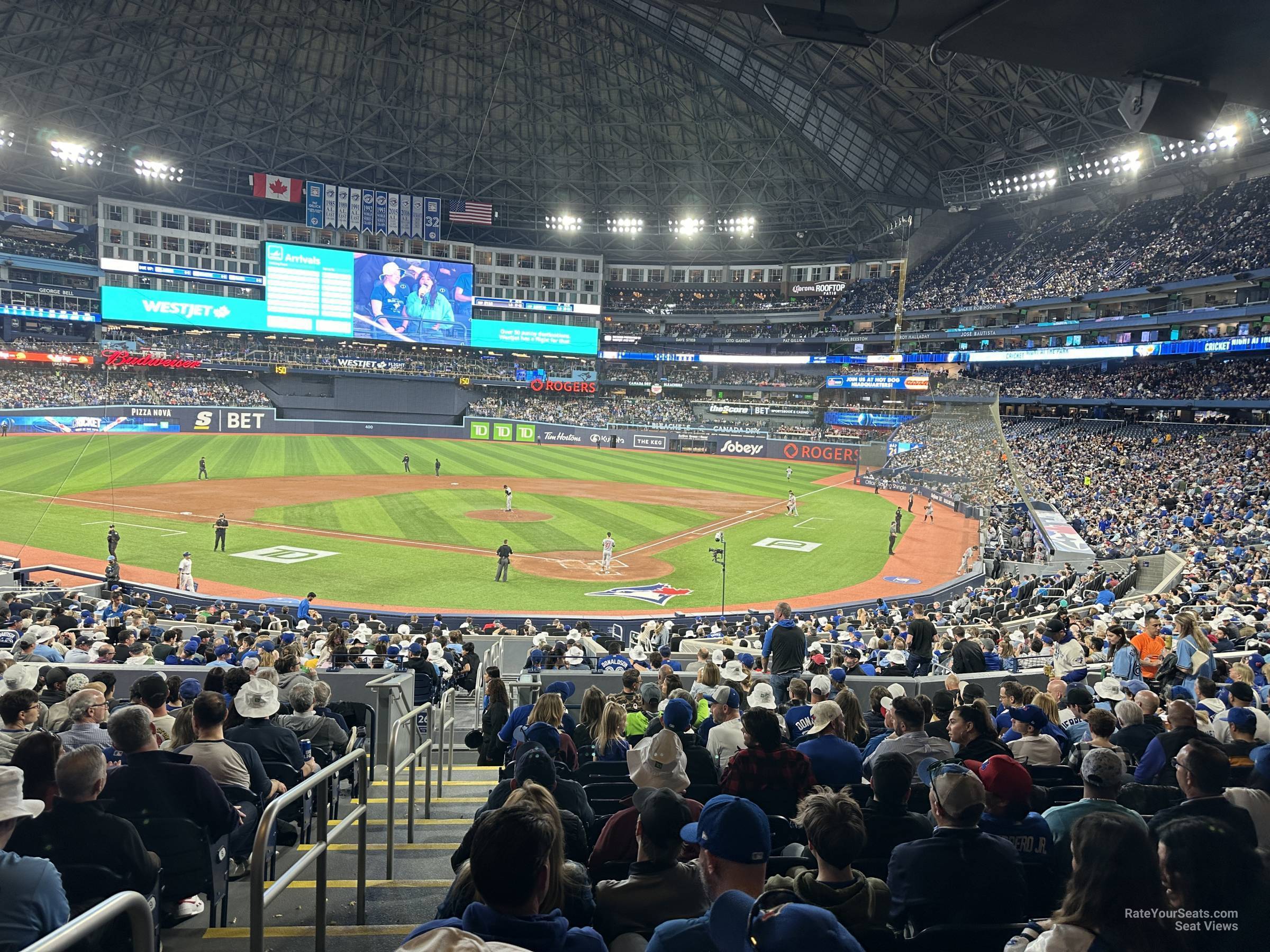 section 124, row wca seat view  for baseball - rogers centre
