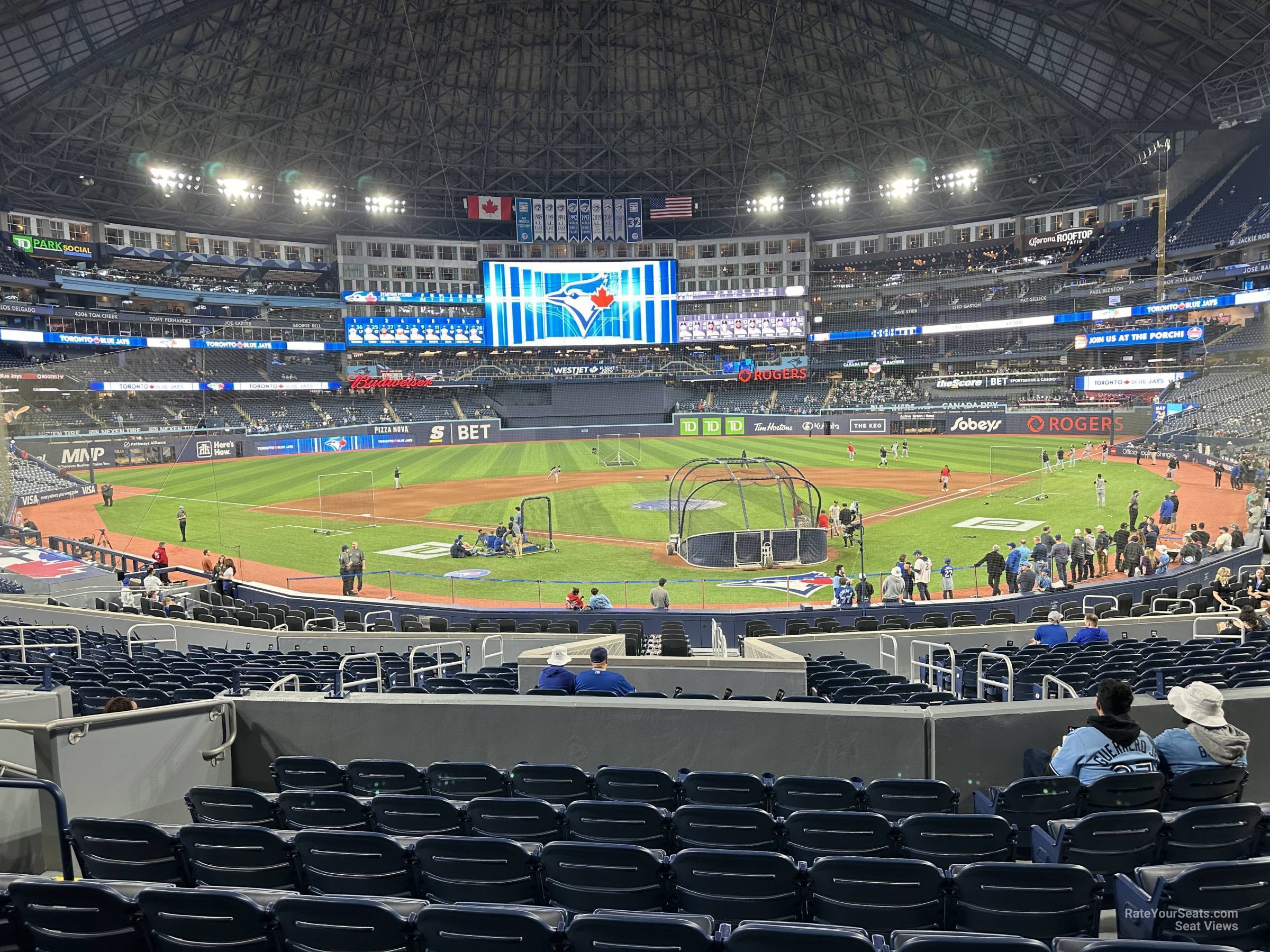 section 125, row 7 seat view  for baseball - rogers centre