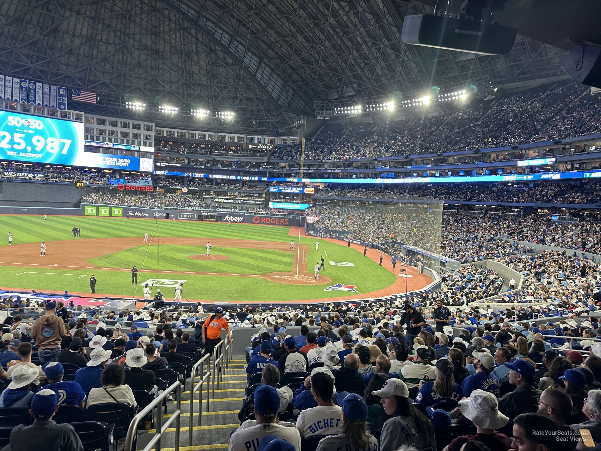 section 126, row wca seat view  for baseball - rogers centre
