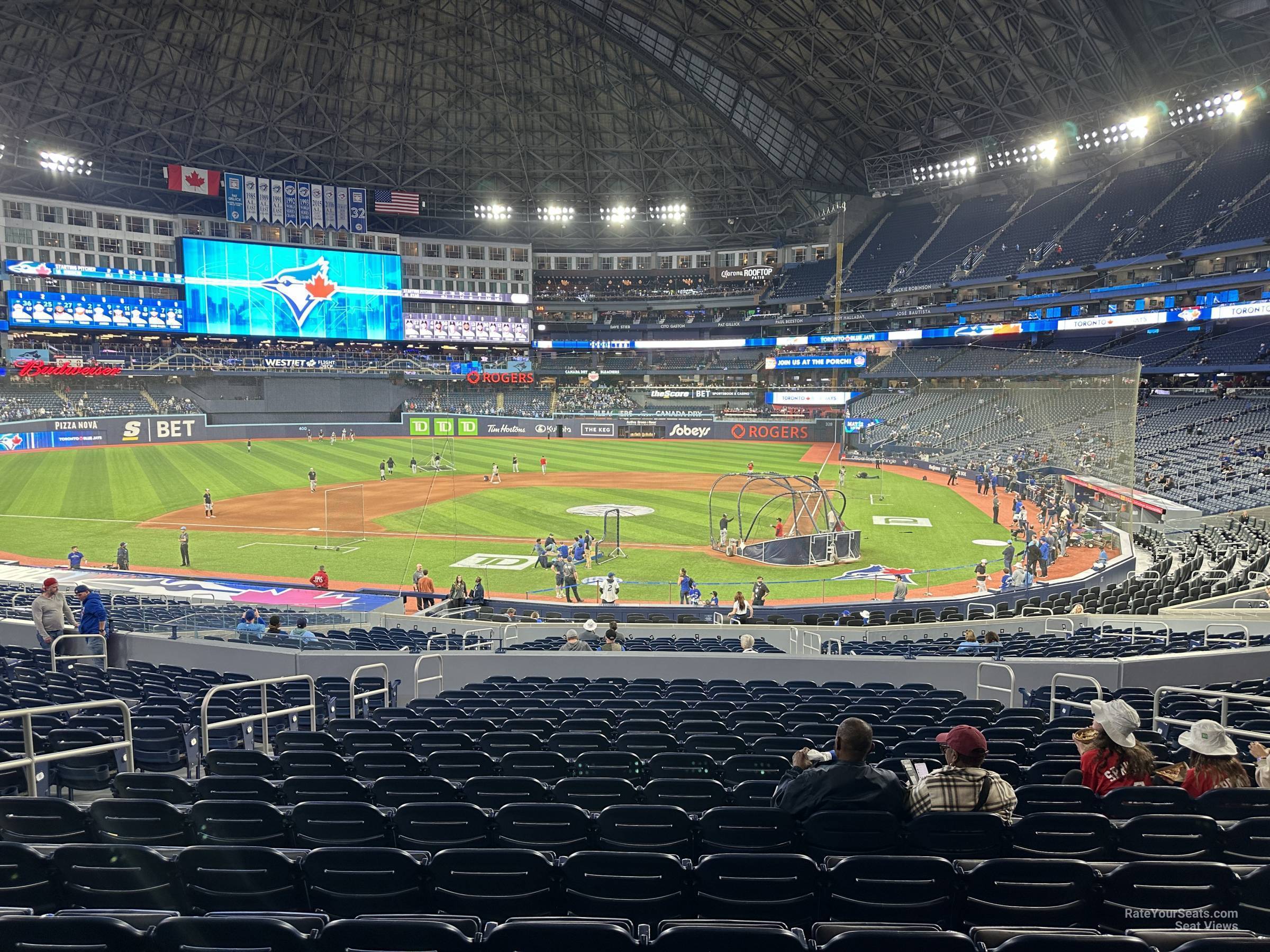 section 127, row 16 seat view  for baseball - rogers centre