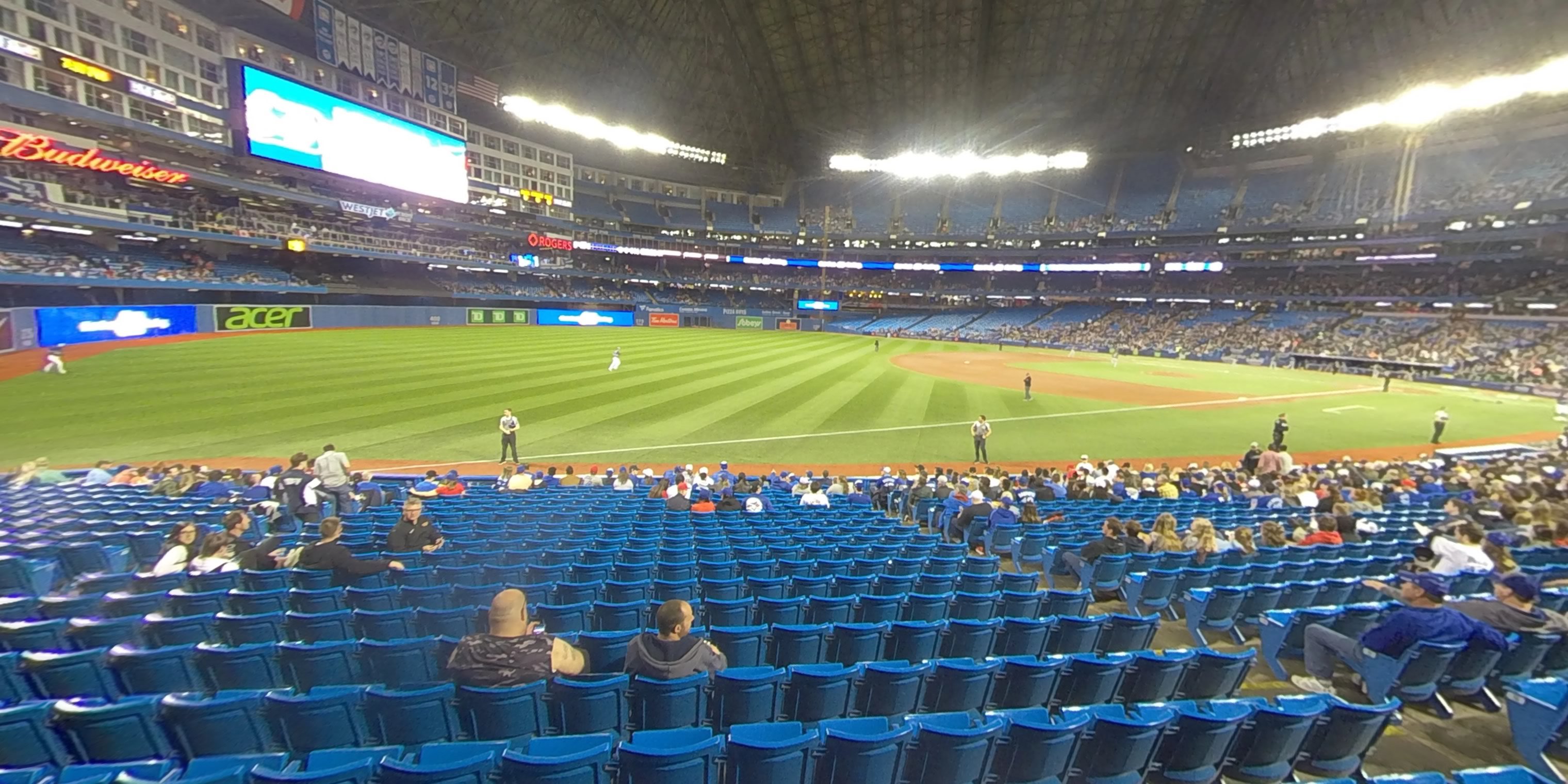 section 130b panoramic seat view  for baseball - rogers centre