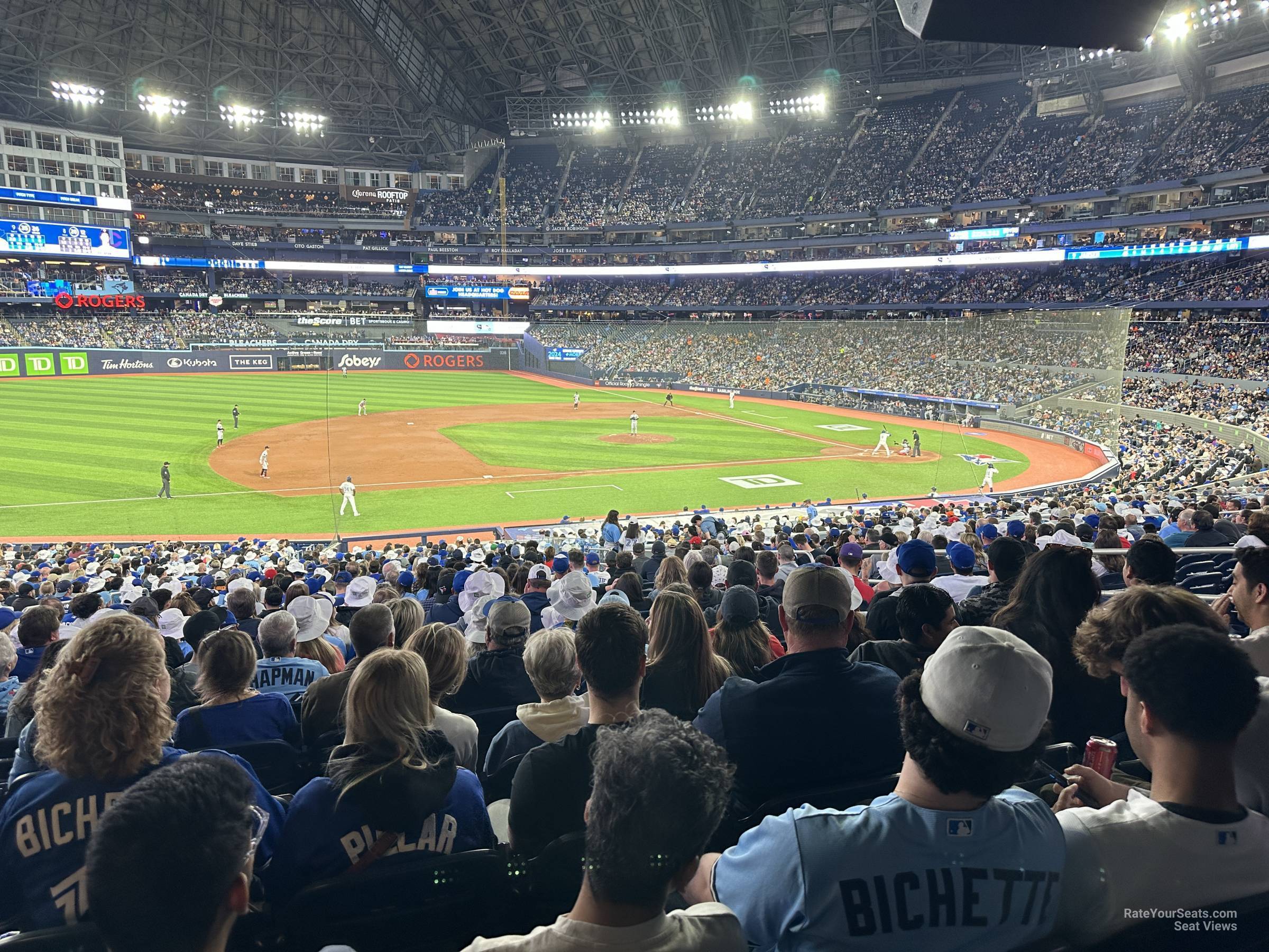 section 131, row wca seat view  for baseball - rogers centre