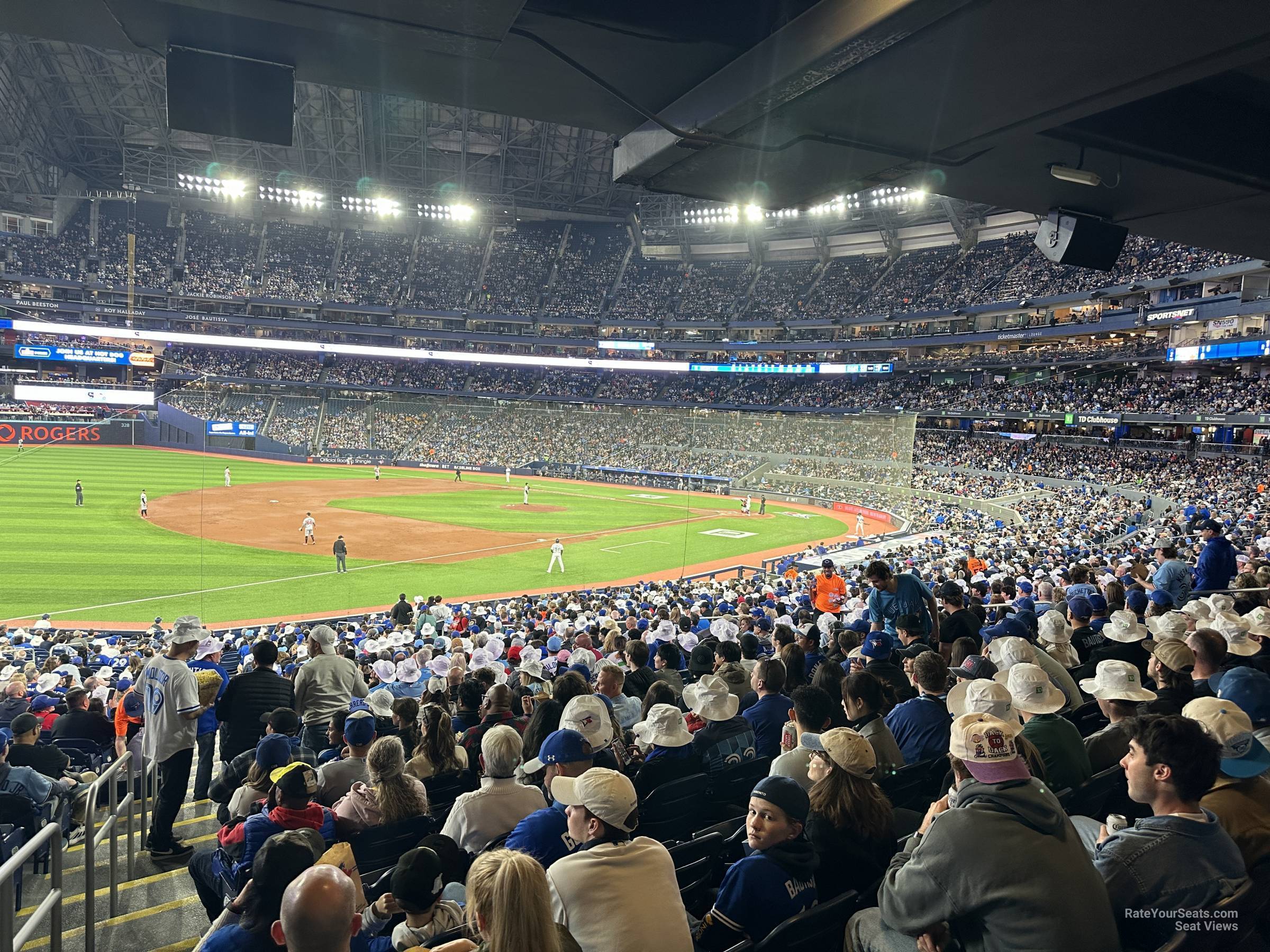 section 134, row wca seat view  for baseball - rogers centre