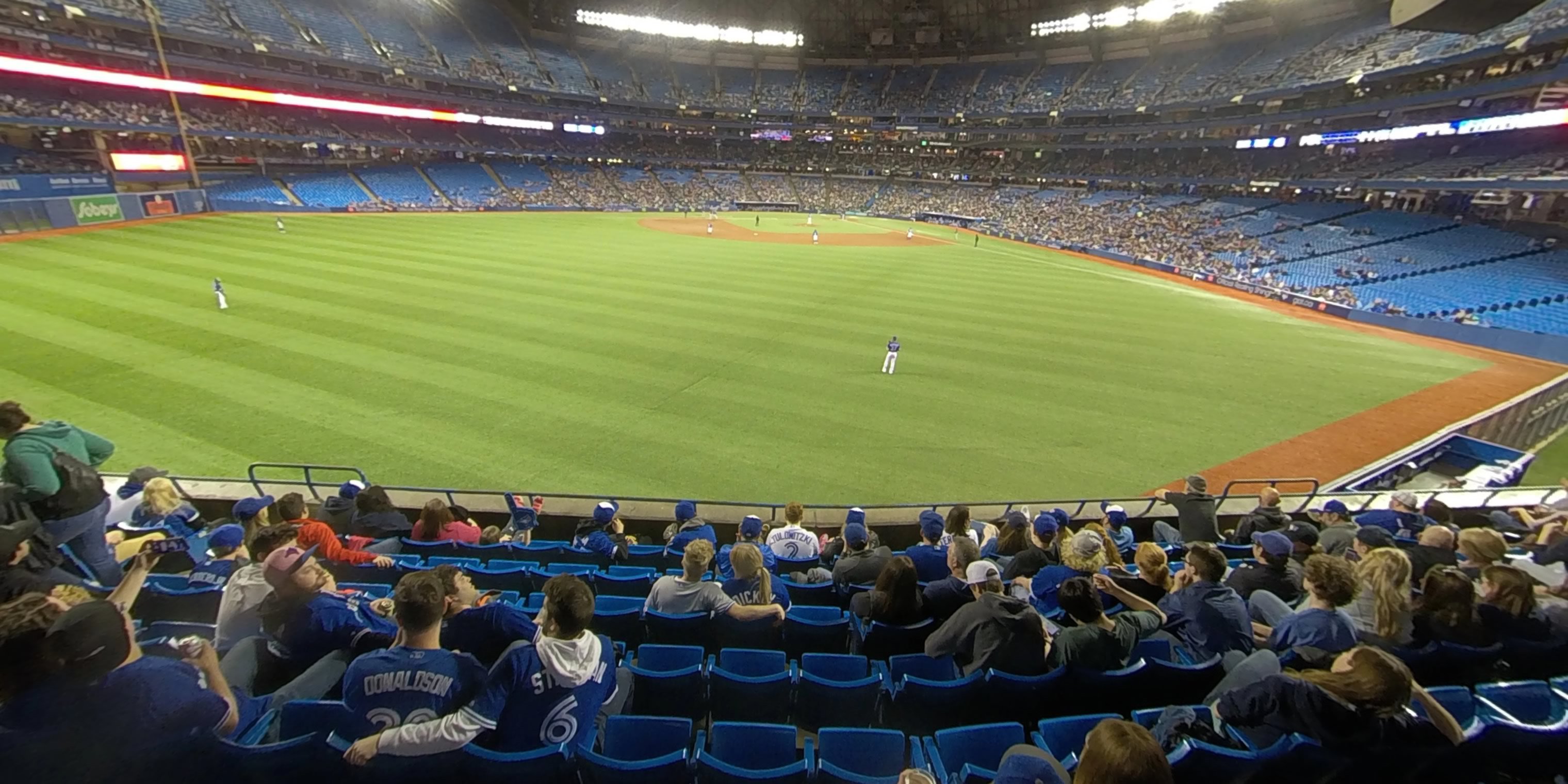 section 139b panoramic seat view  for baseball - rogers centre
