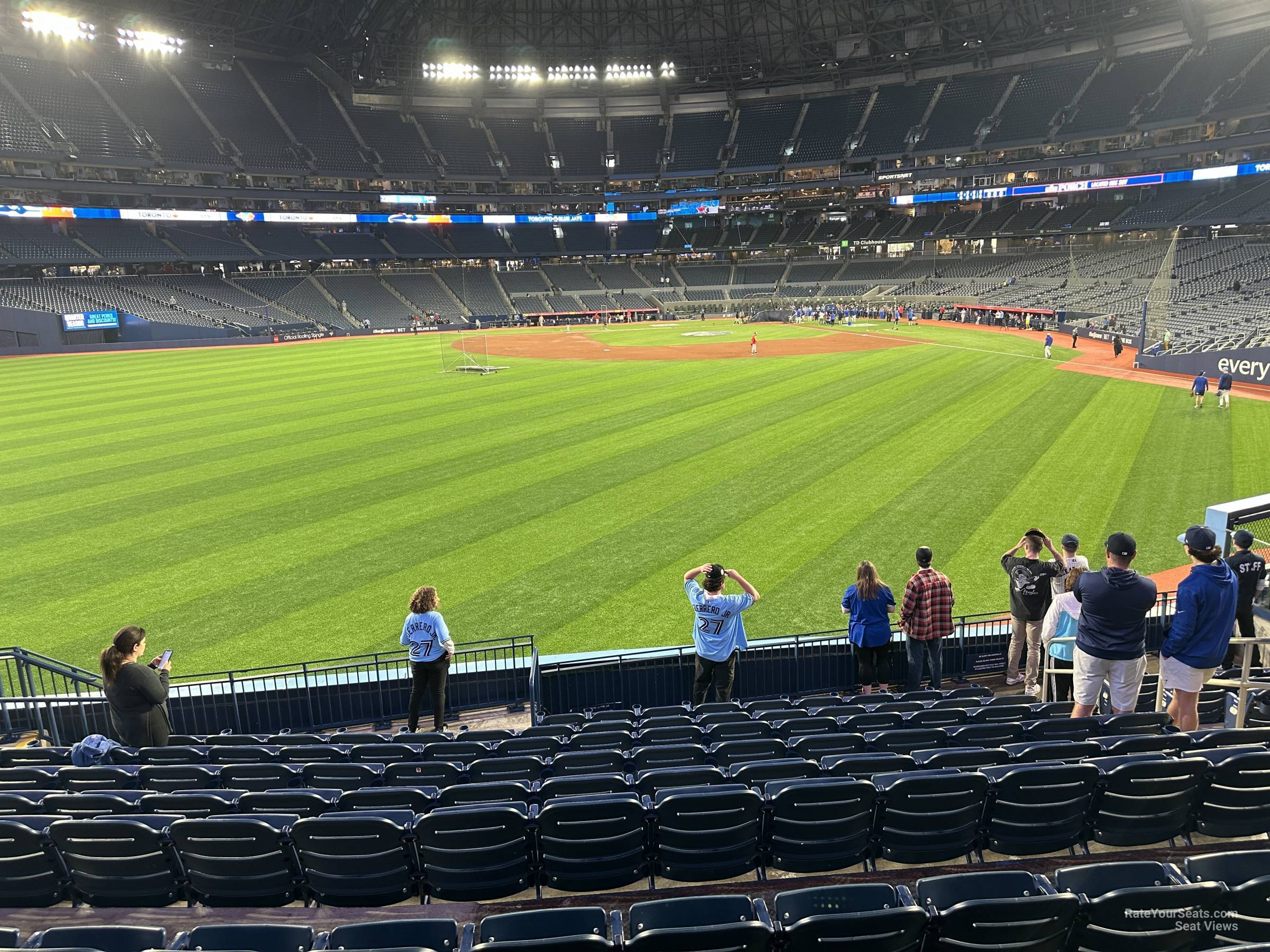 section 145b, row 5 seat view  for baseball - rogers centre