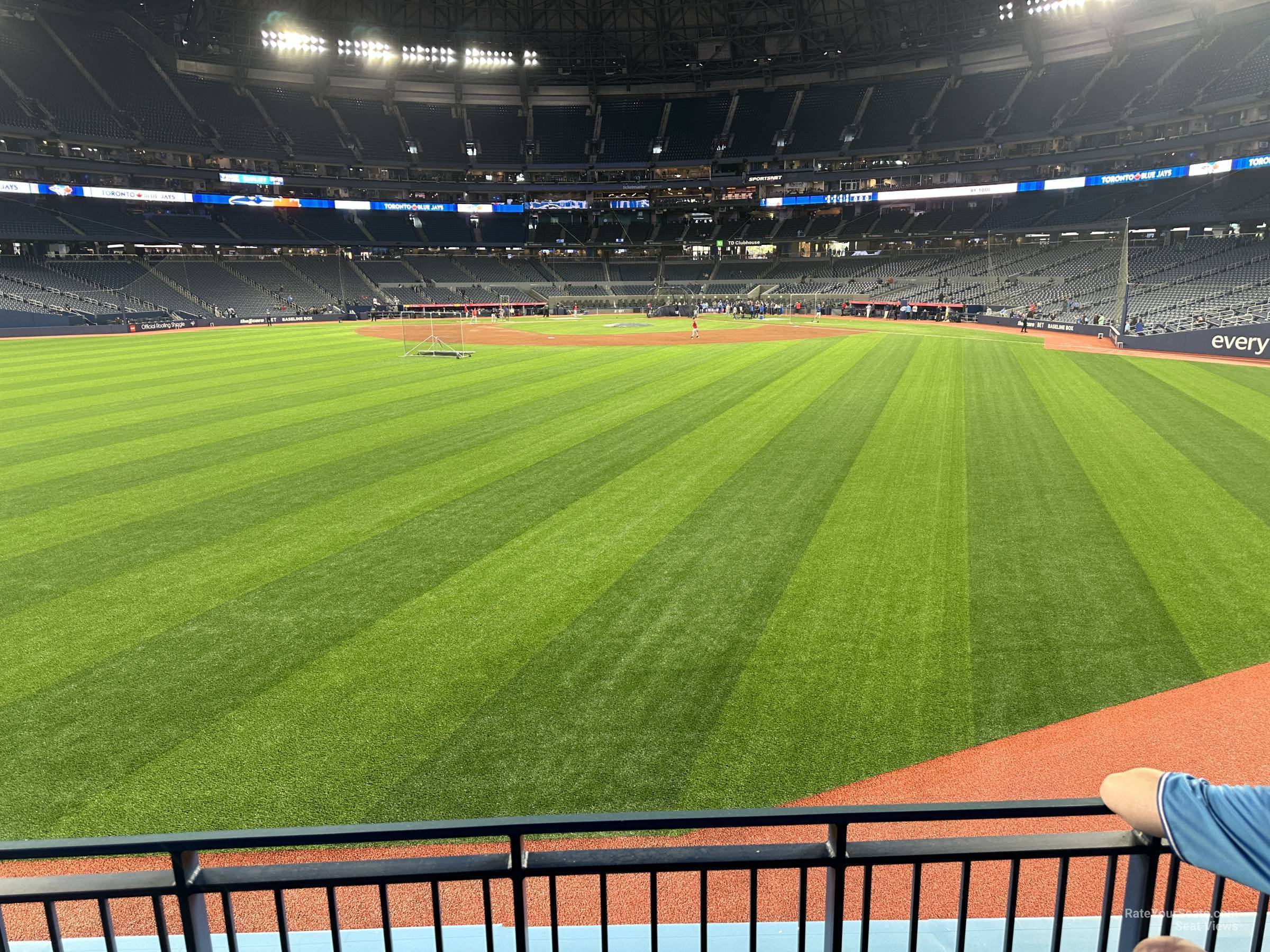 section 146a, row 3 seat view  for baseball - rogers centre
