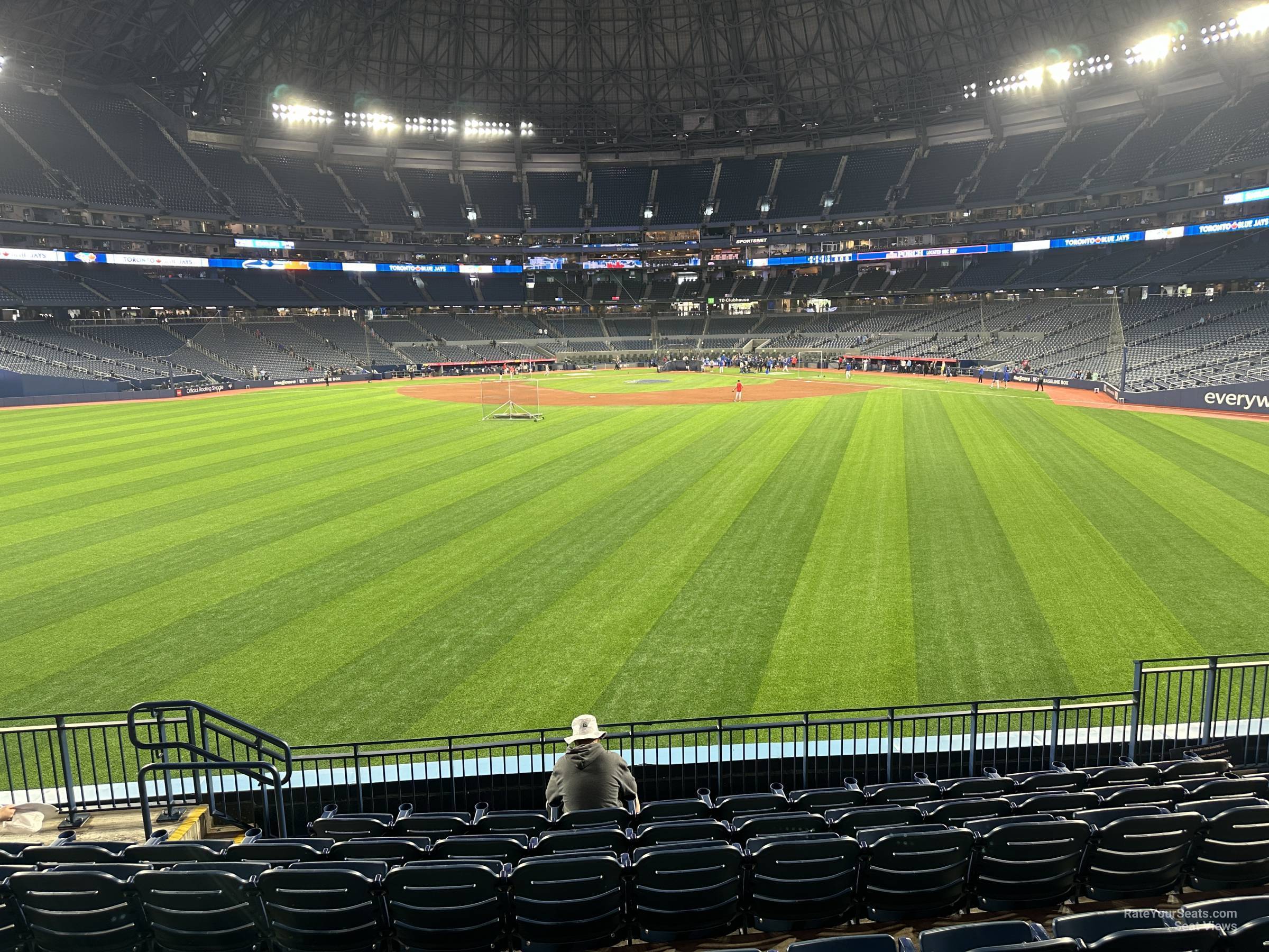 section 147b, row 5 seat view for baseball - rogers centre