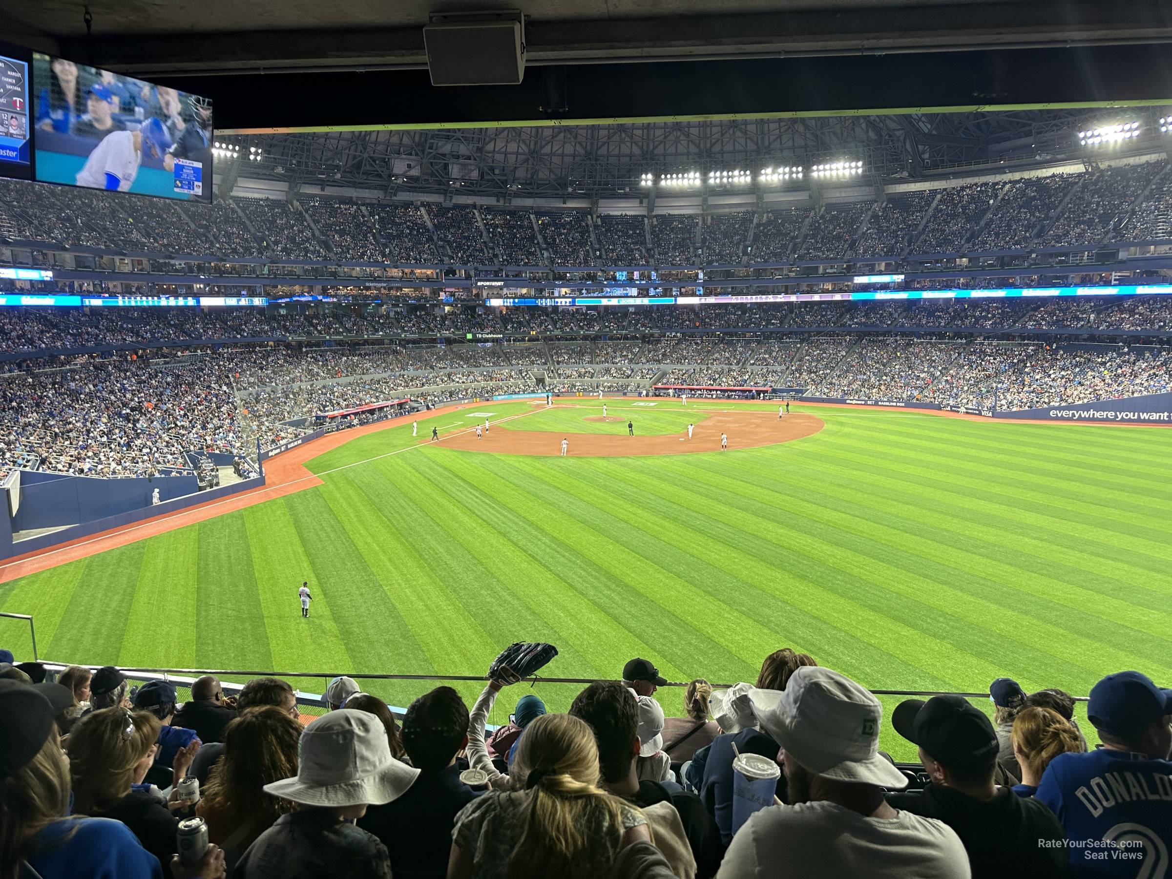 section 204, row 11 seat view  for baseball - rogers centre