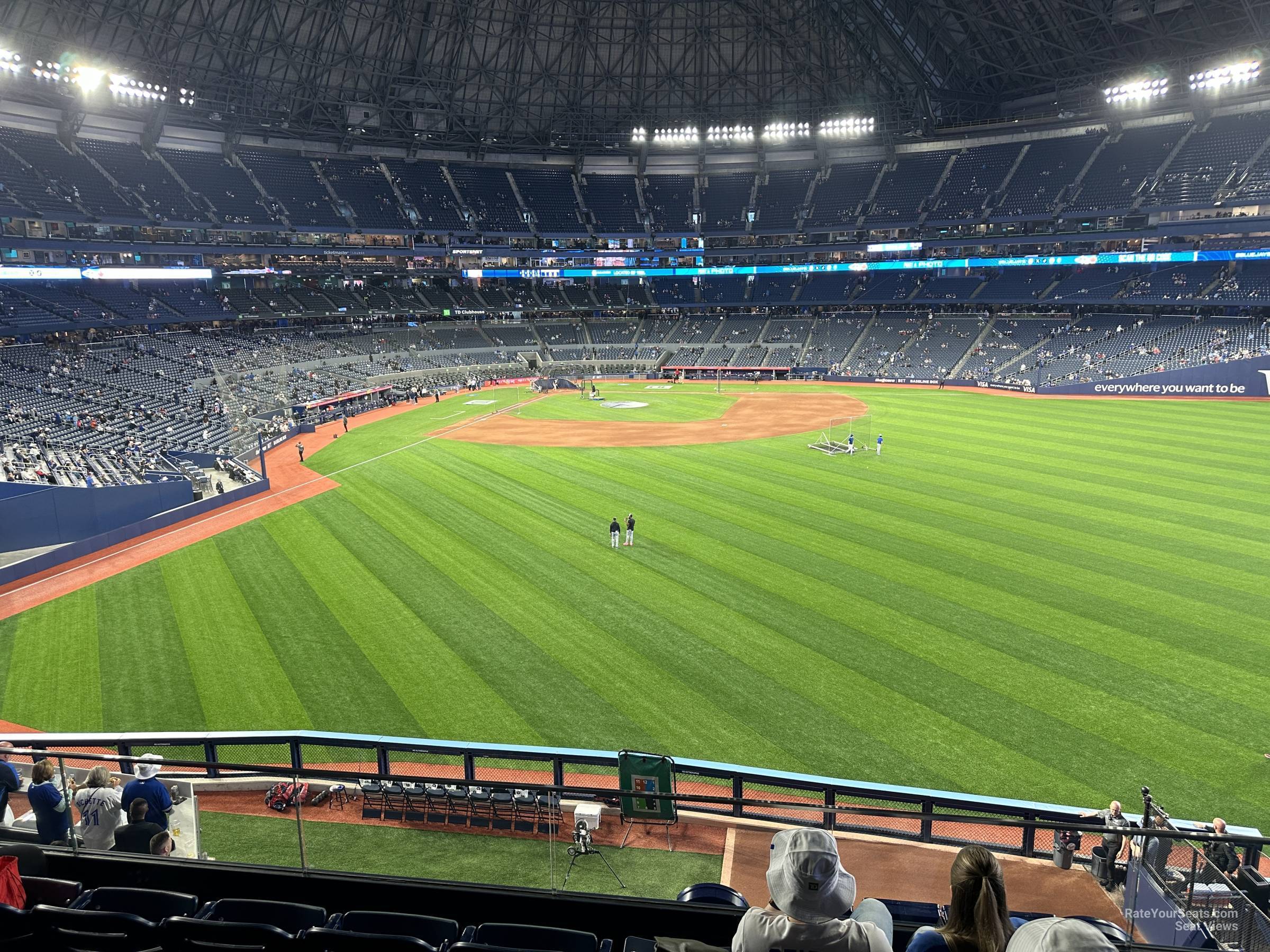 section 205, row 5 seat view  for baseball - rogers centre
