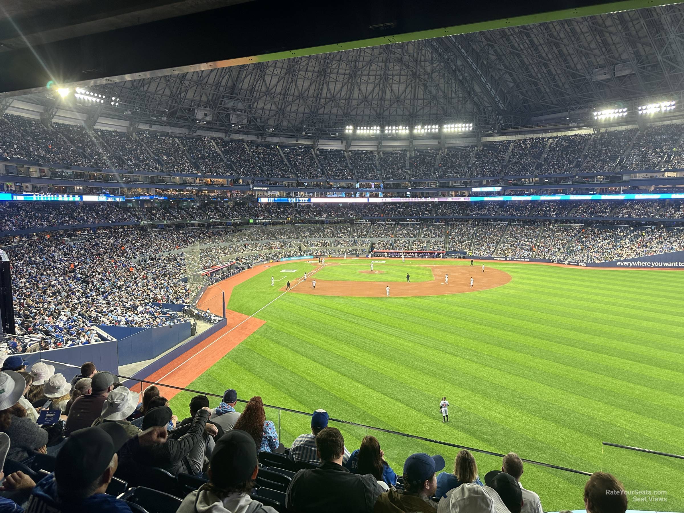 section 207, row 11 seat view  for baseball - rogers centre