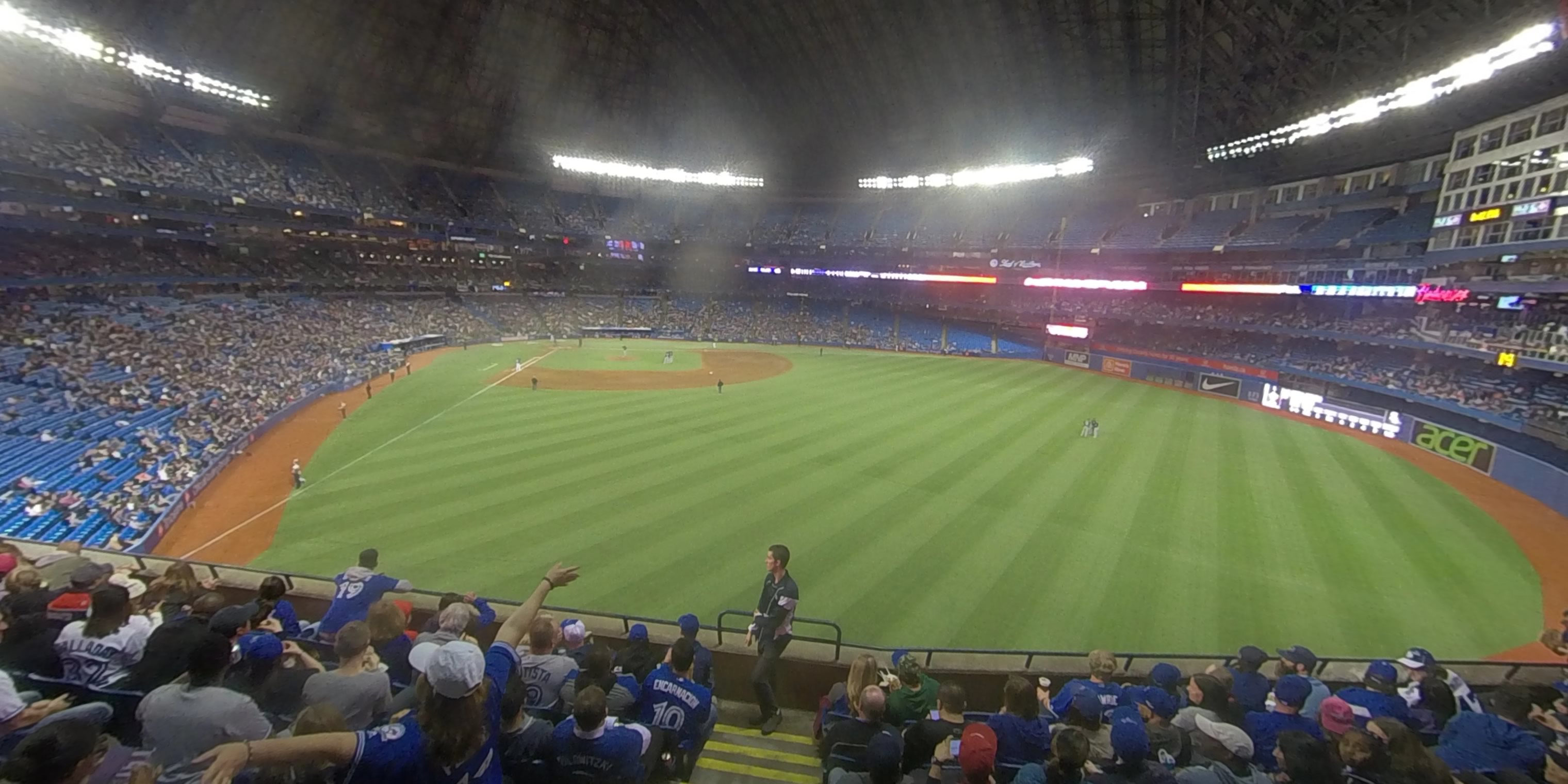 section 207 panoramic seat view  for baseball - rogers centre