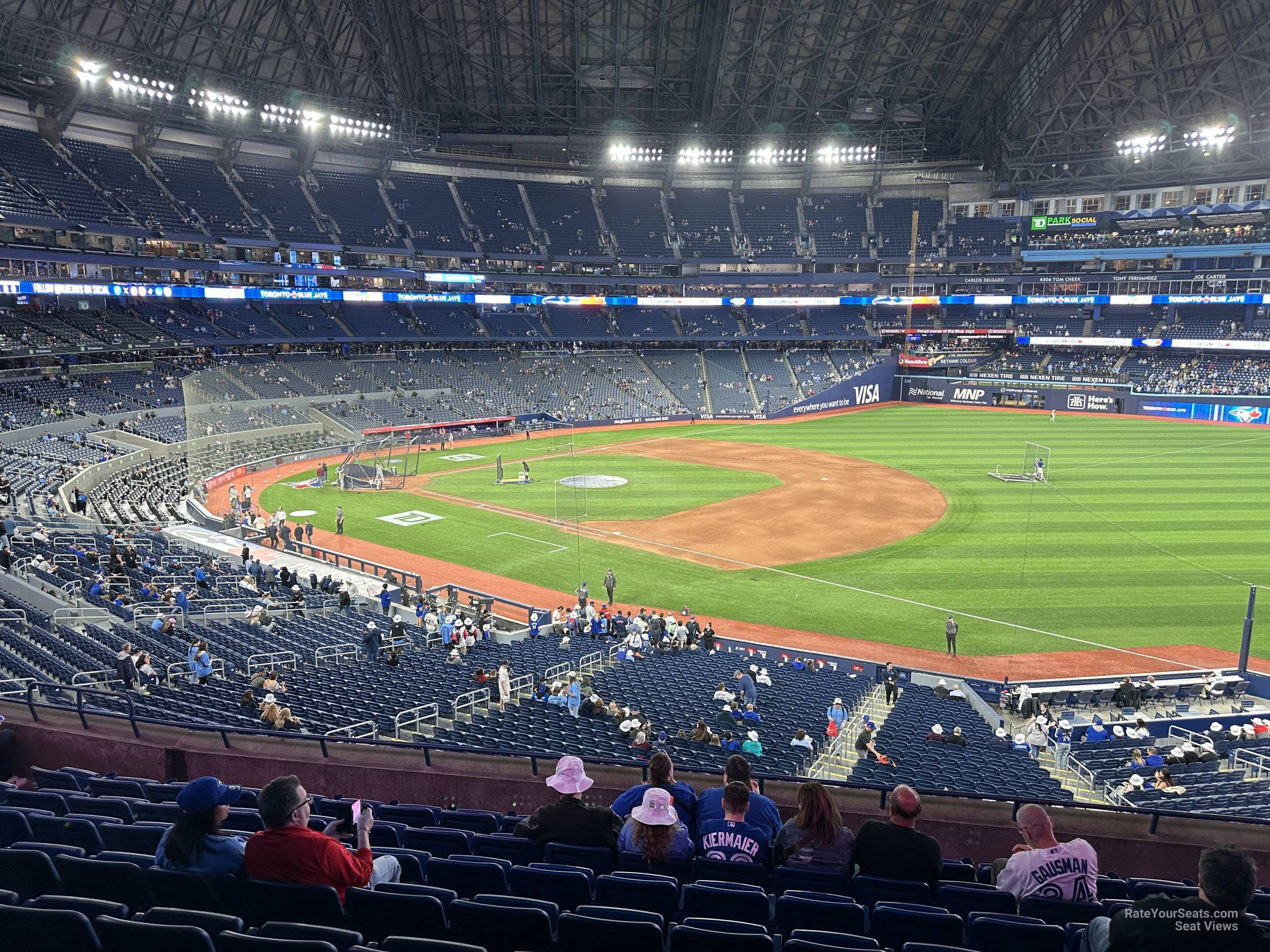 section 214, row 10 seat view  for baseball - rogers centre
