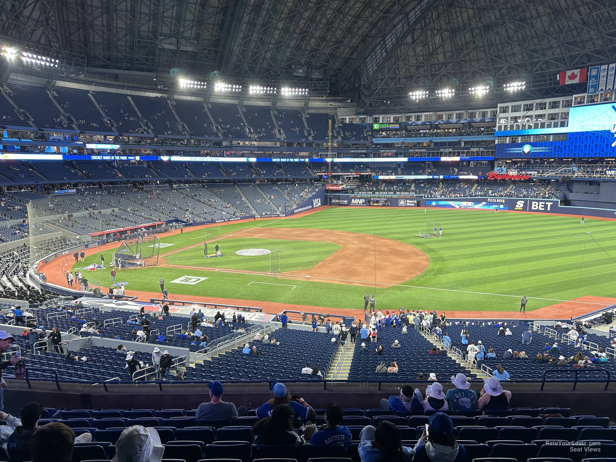 section 216, row 10 seat view  for baseball - rogers centre