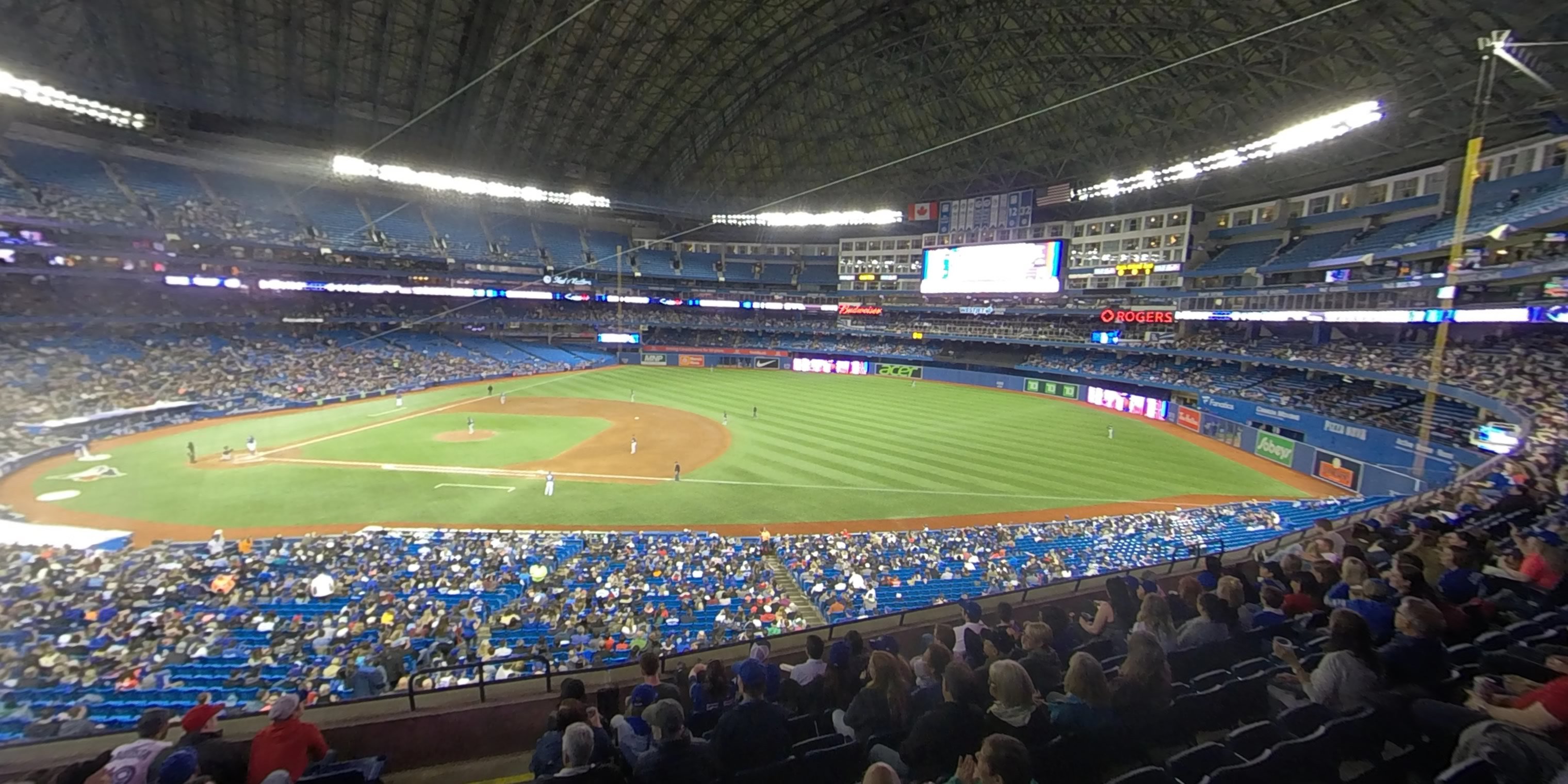 section 216 panoramic seat view  for baseball - rogers centre