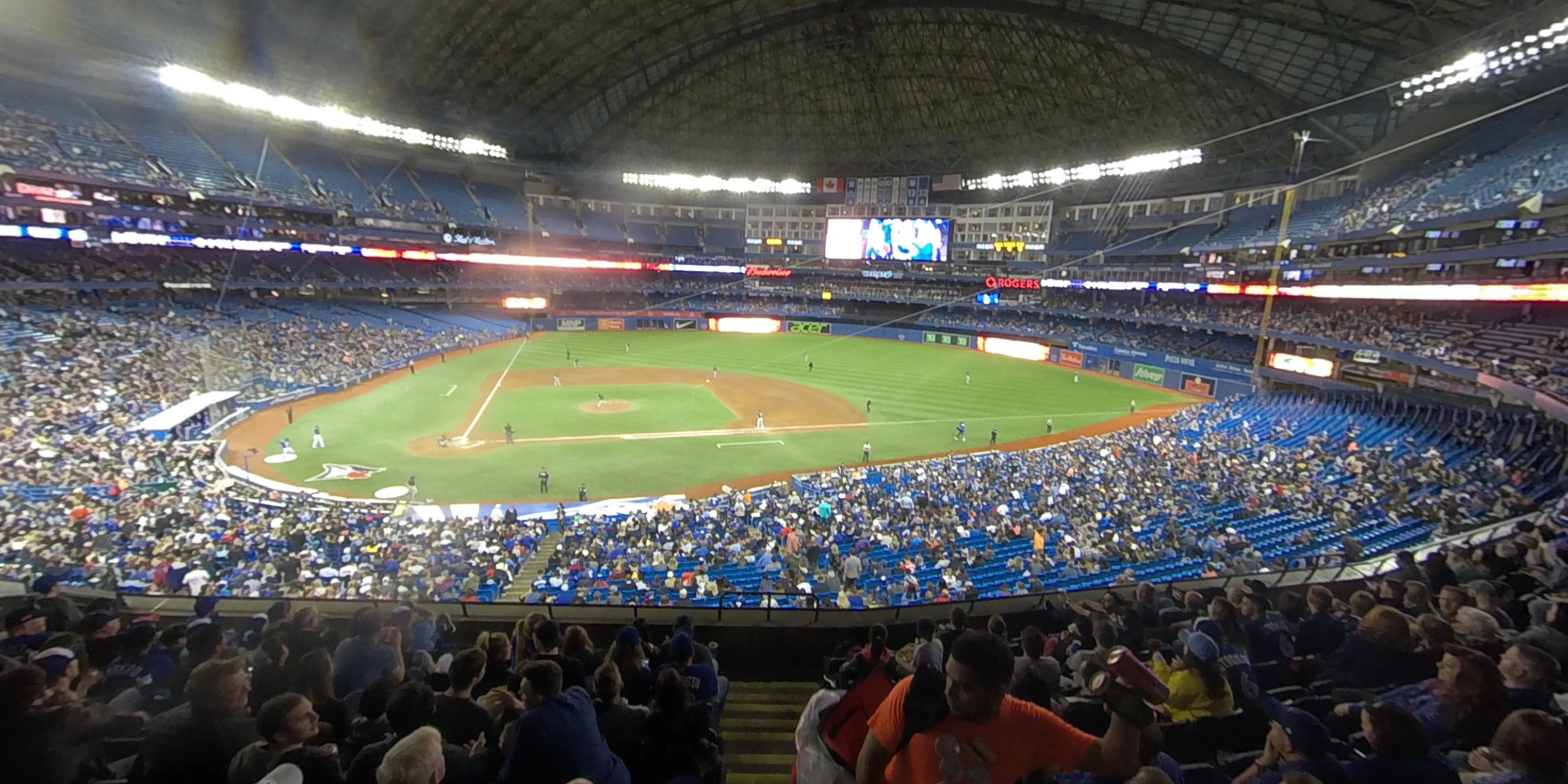 section 220 panoramic seat view  for baseball - rogers centre