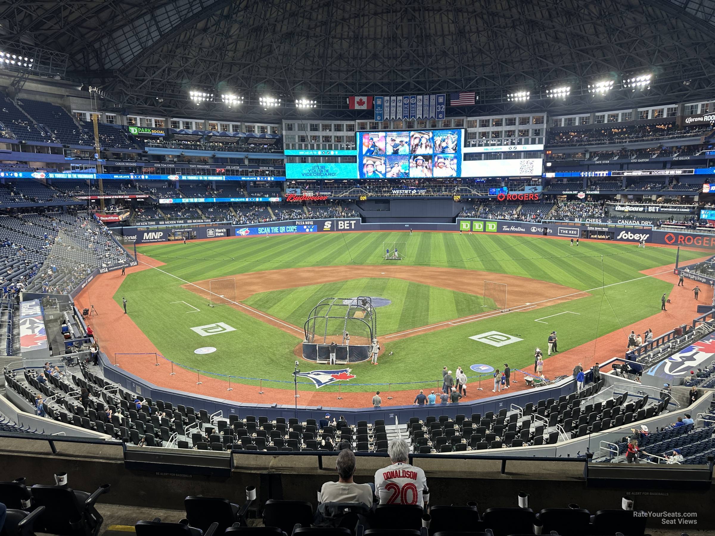 section 223, row 8 seat view  for baseball - rogers centre