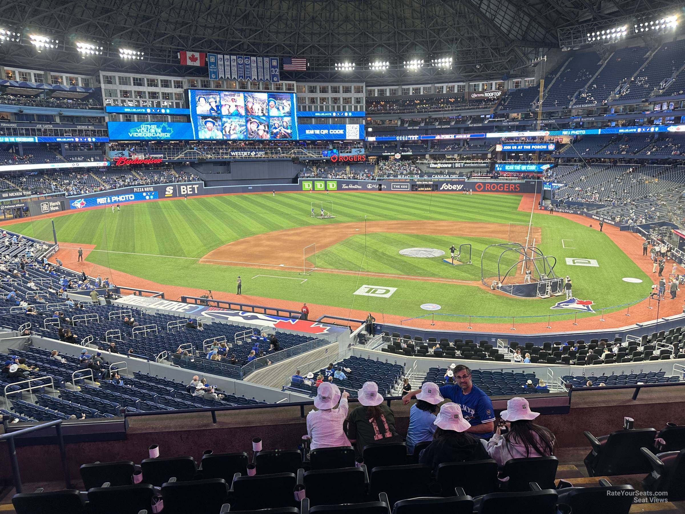 section 227, row 8 seat view  for baseball - rogers centre