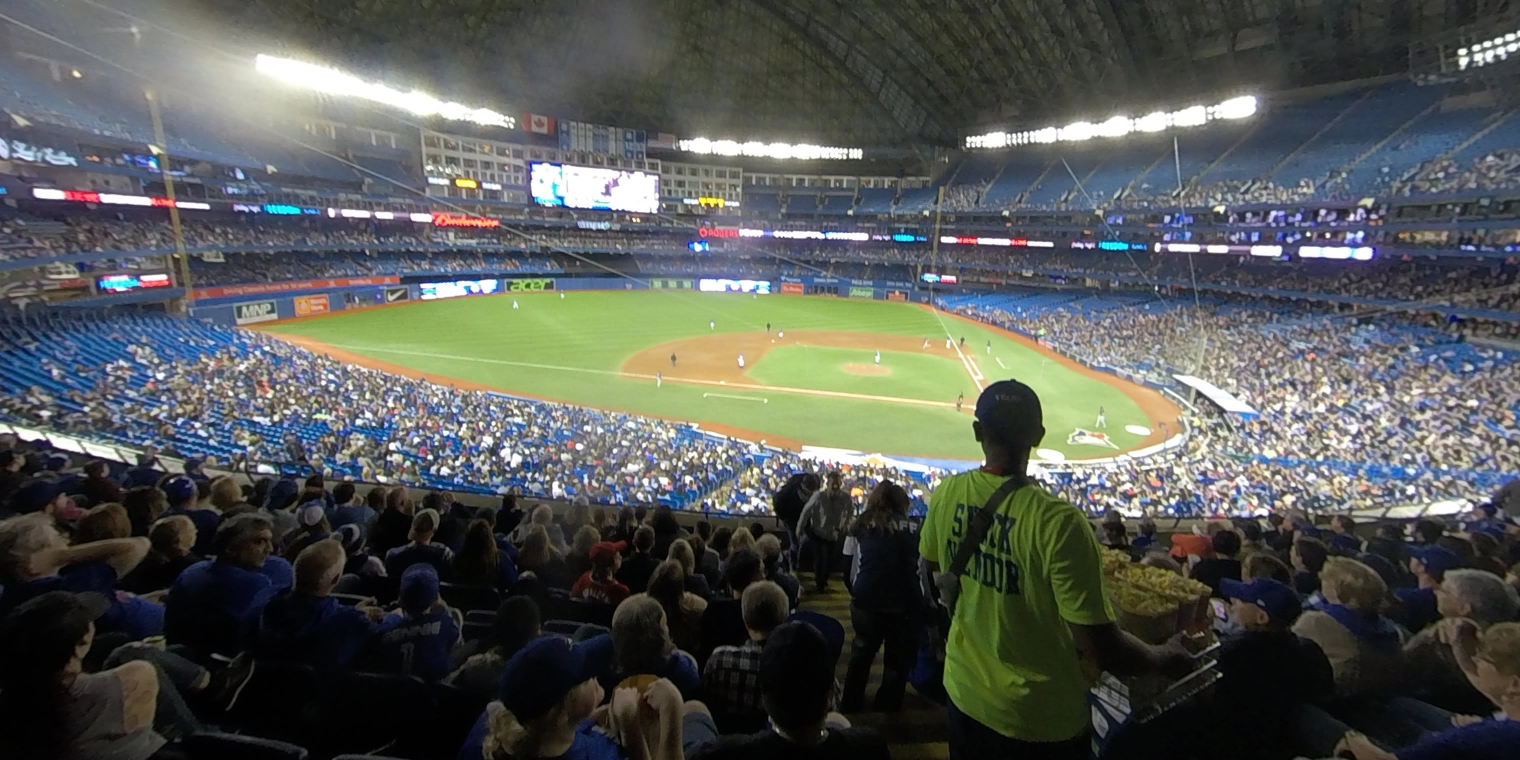 section 228 panoramic seat view  for baseball - rogers centre