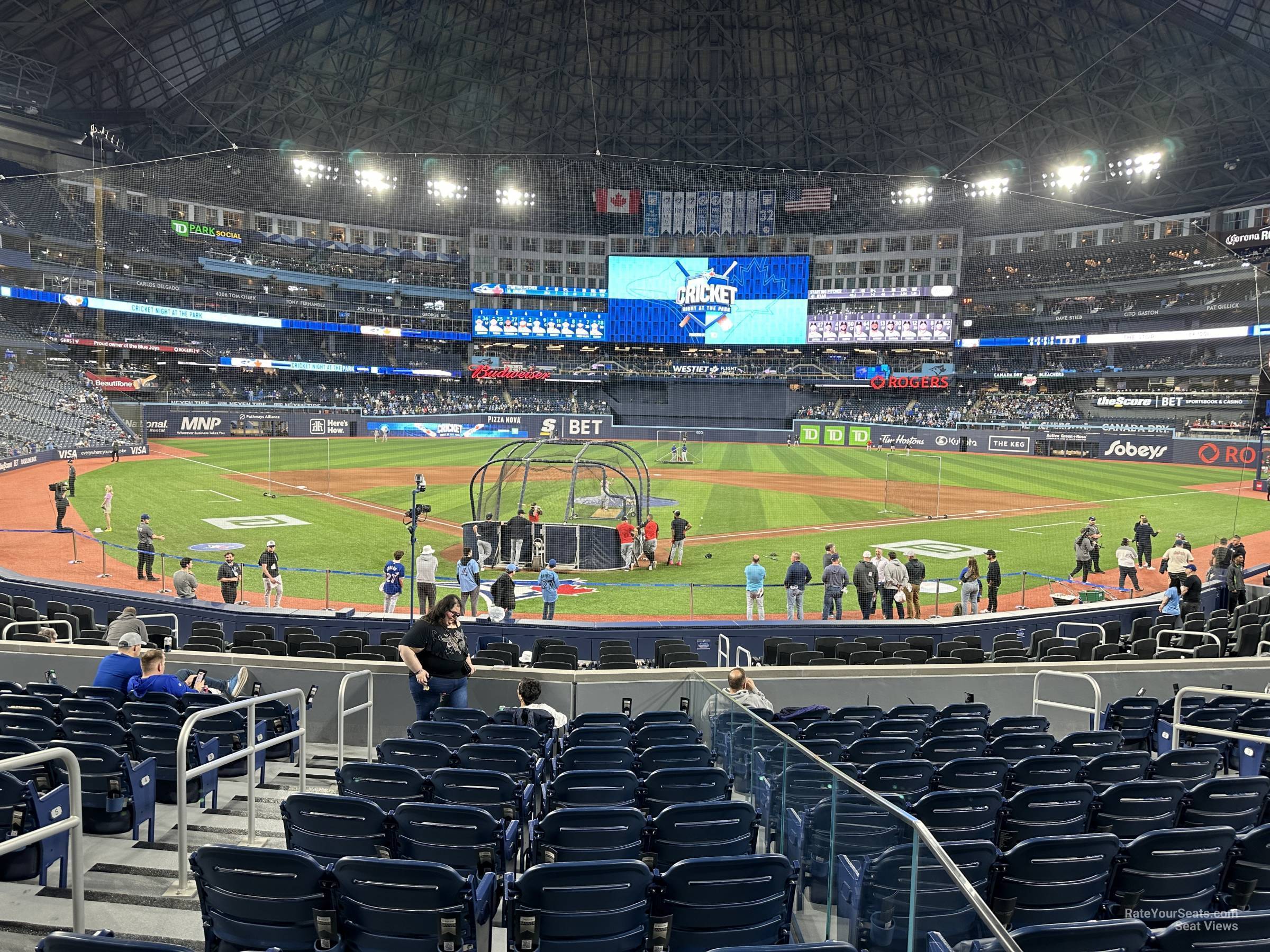 section 23a, row 8 seat view  for baseball - rogers centre