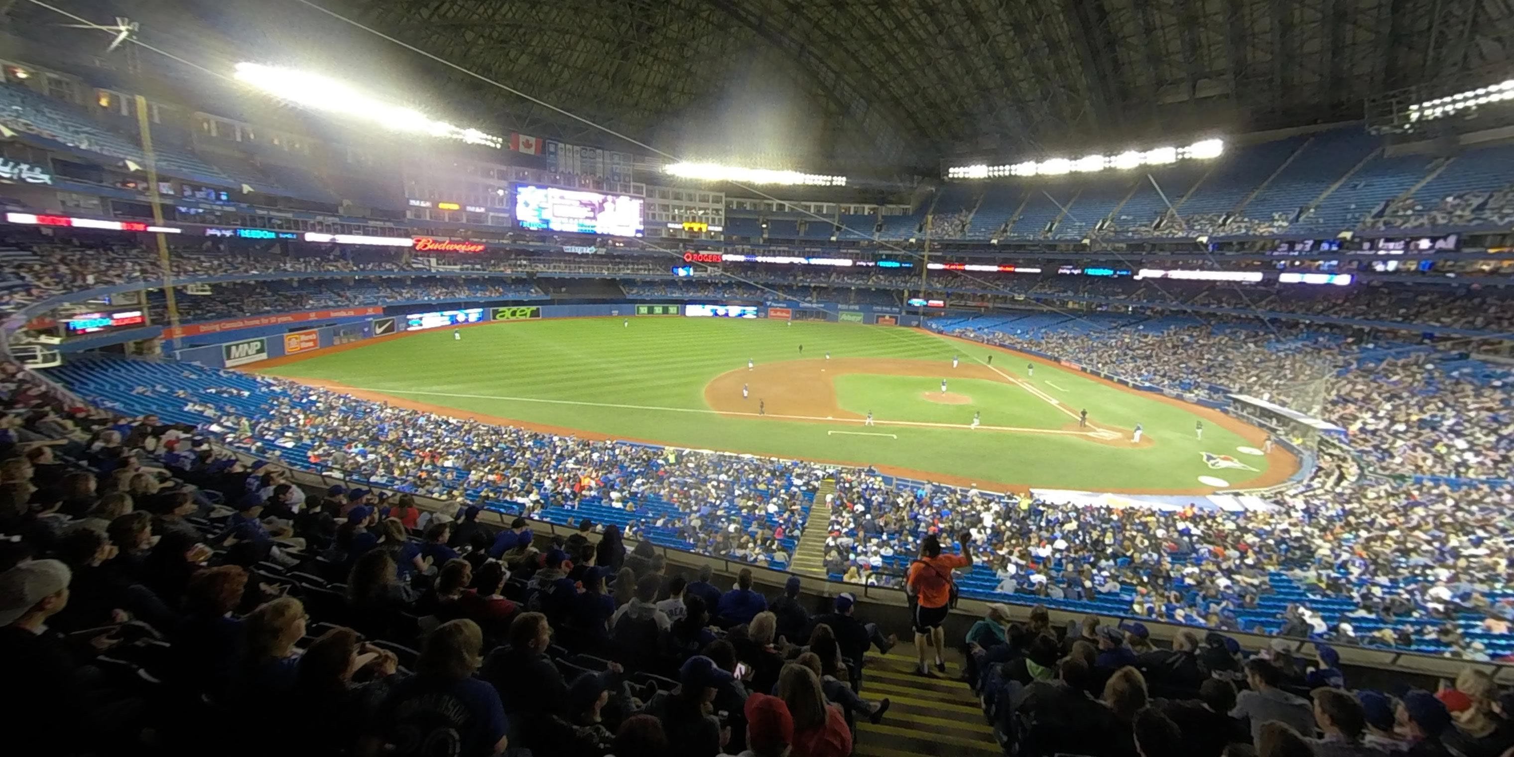 section 230 panoramic seat view  for baseball - rogers centre