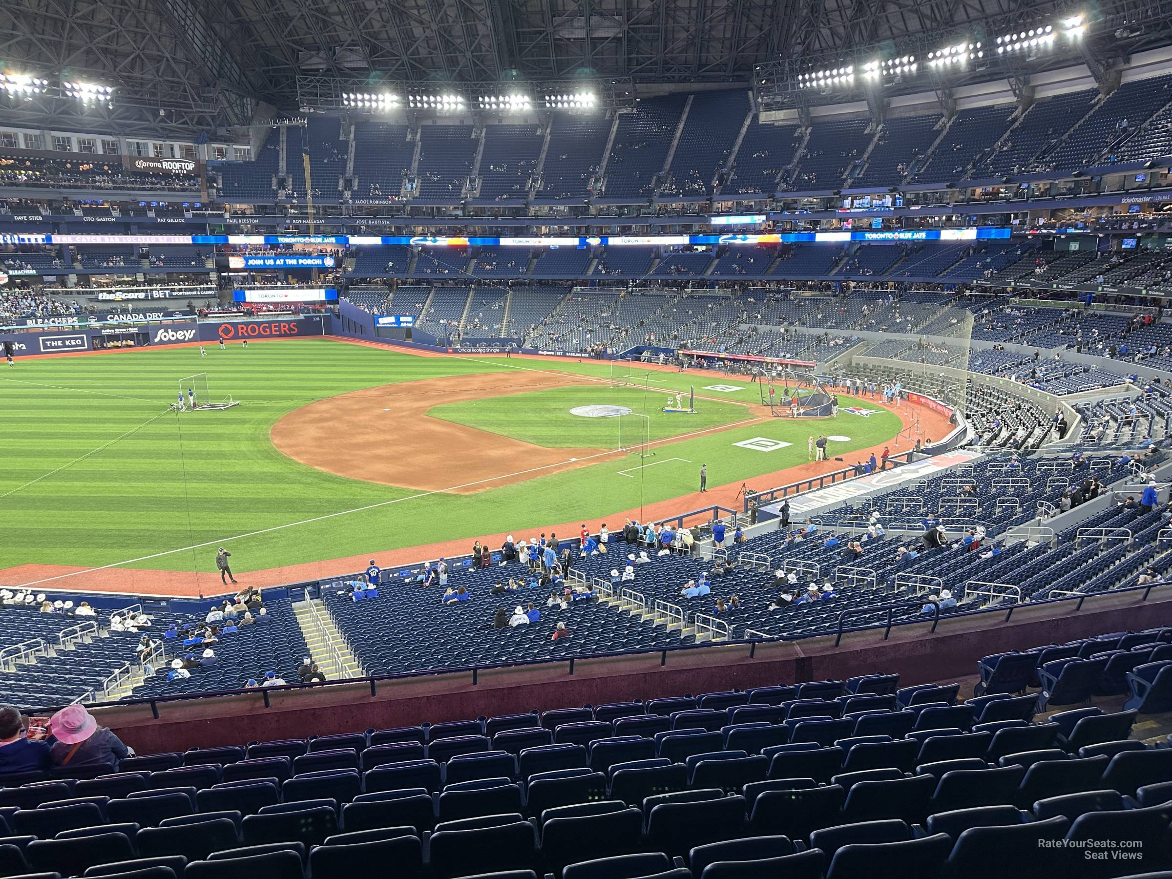 section 234, row 10 seat view  for baseball - rogers centre