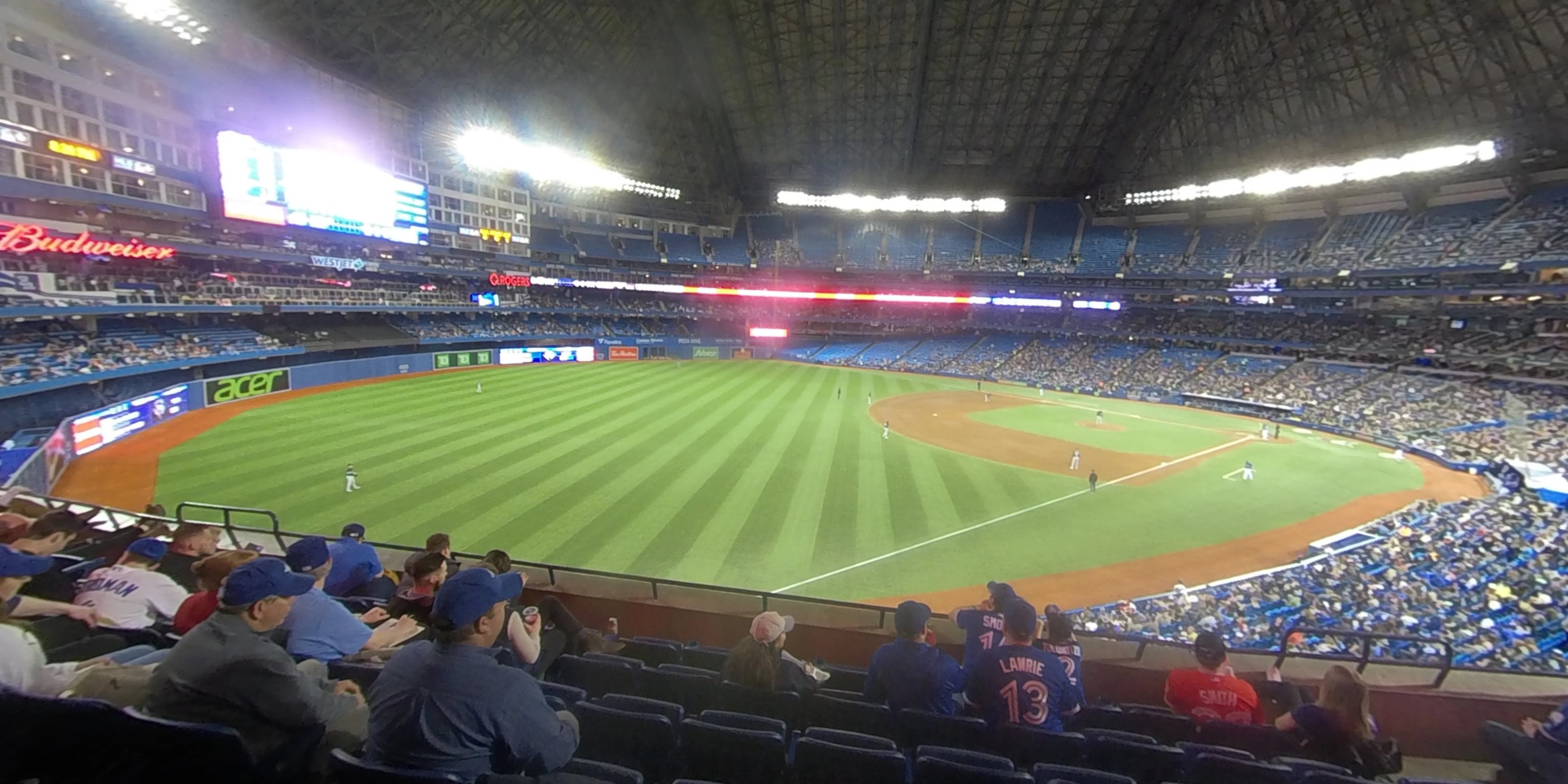 section 237 panoramic seat view  for baseball - rogers centre