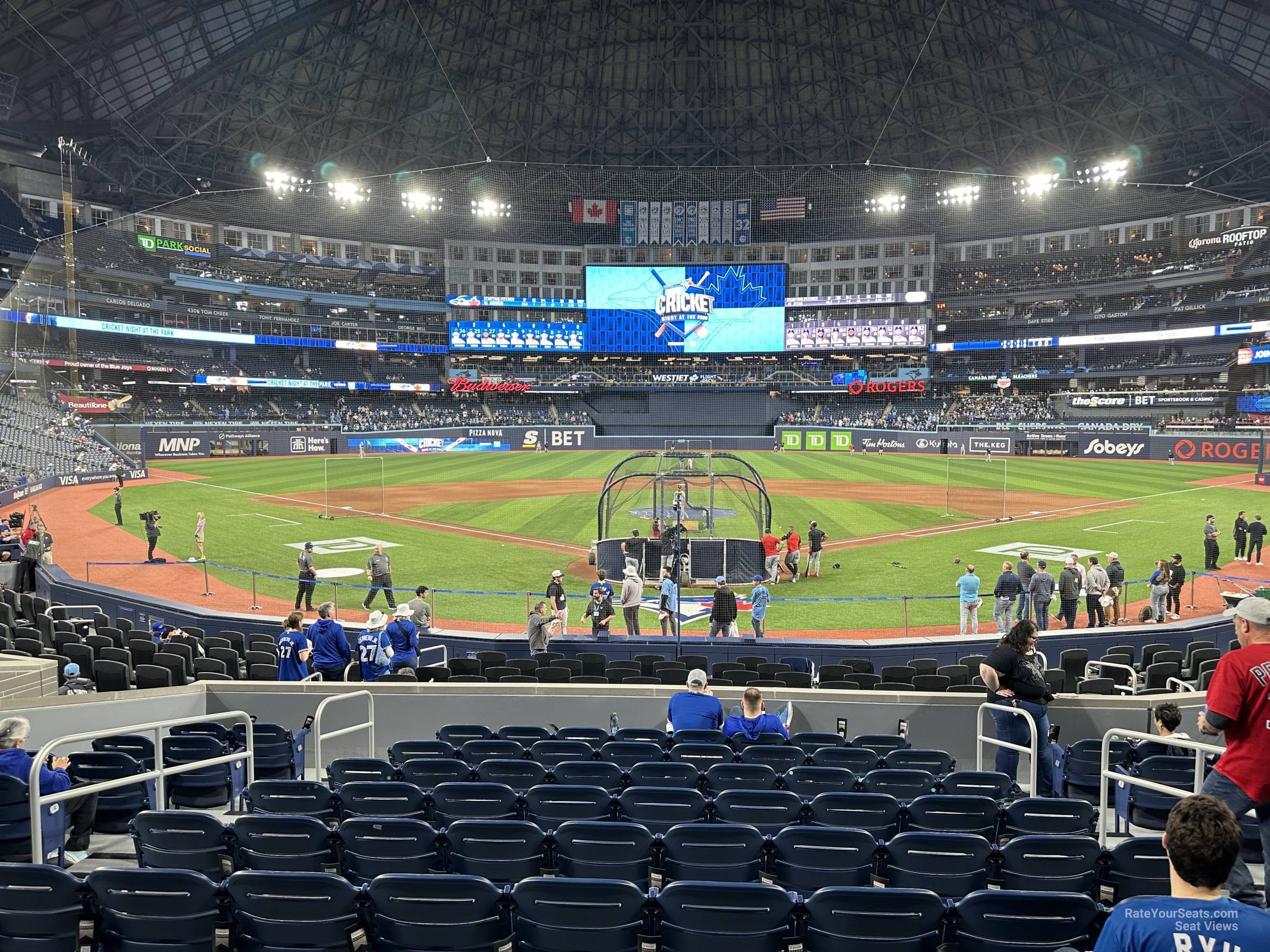 section 24, row 8 seat view  for baseball - rogers centre