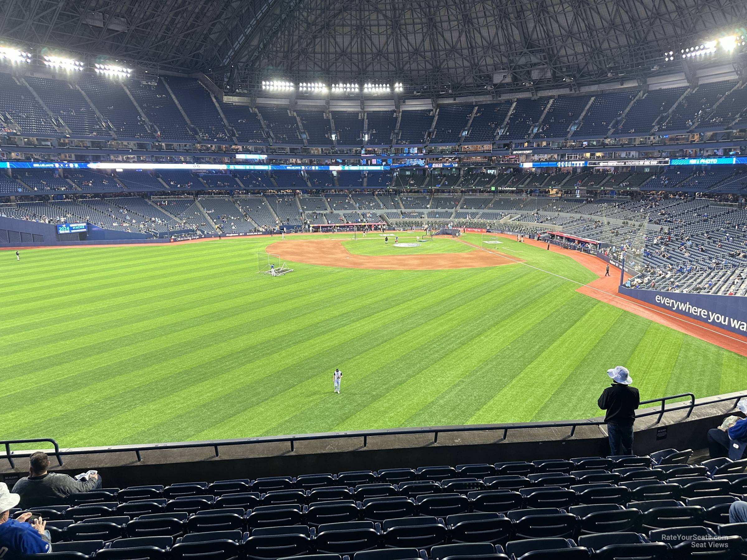 section 243, row 9 seat view  for baseball - rogers centre