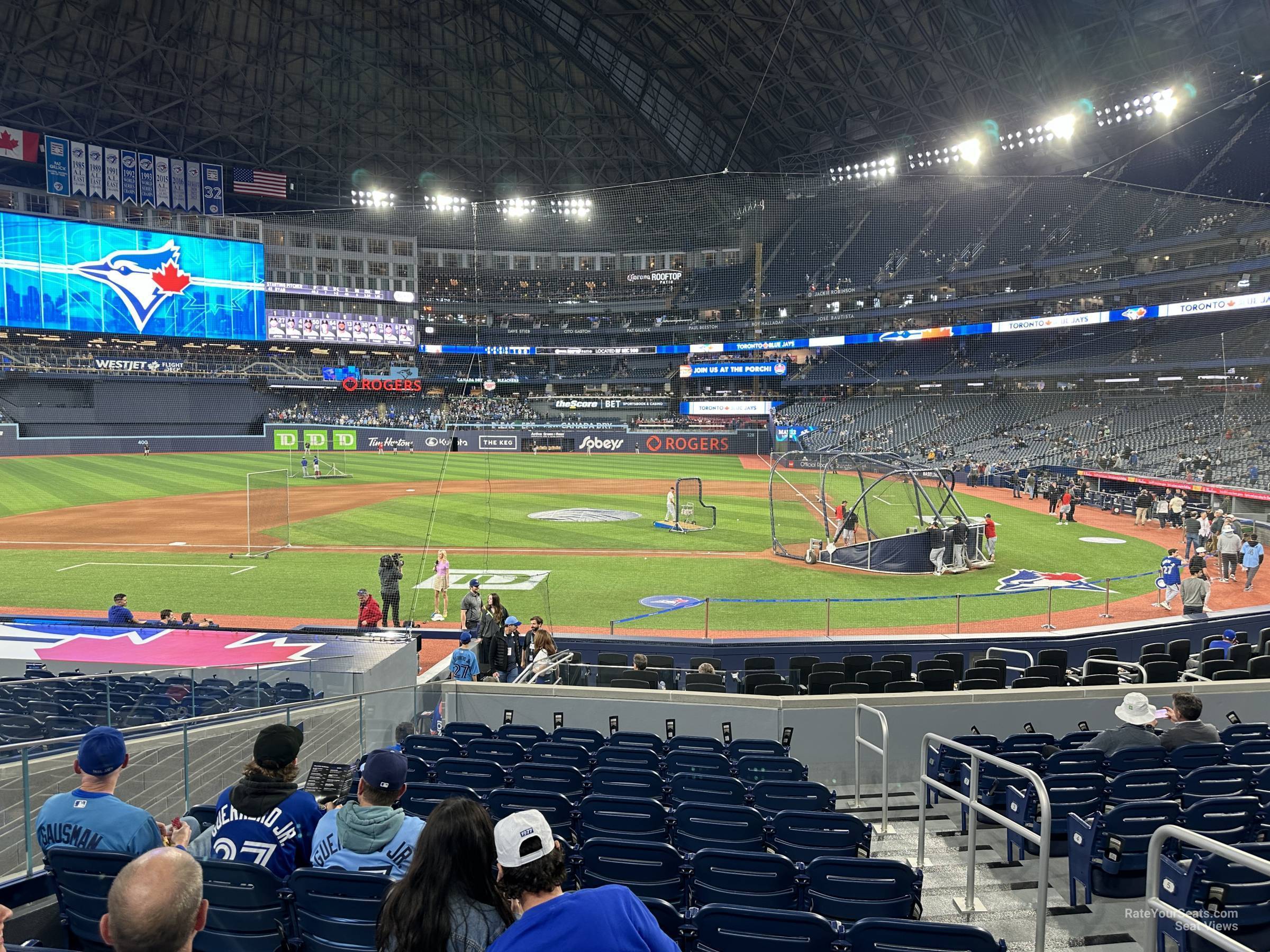 section 28, row 8 seat view  for baseball - rogers centre