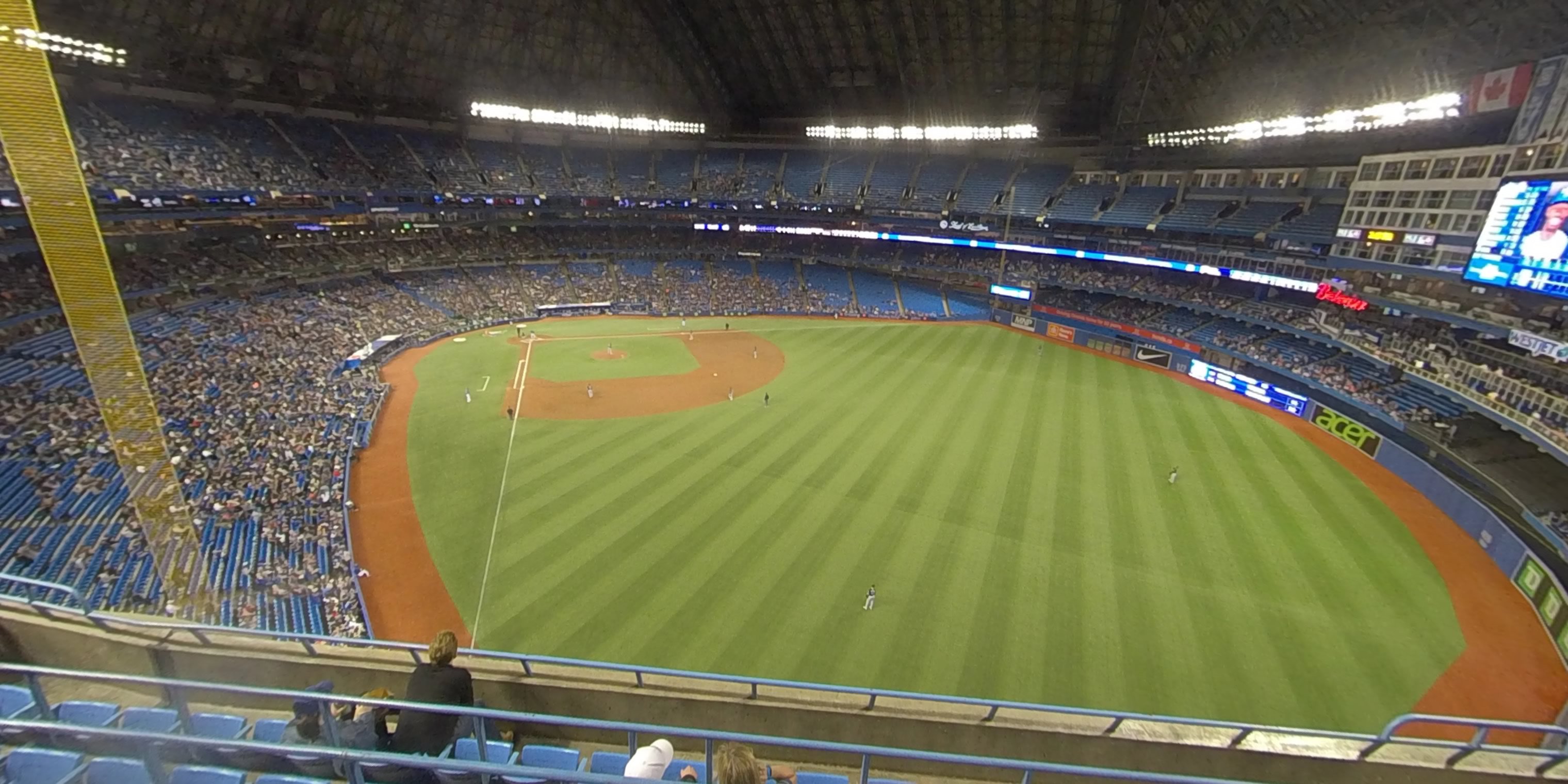 section 508 panoramic seat view  for baseball - rogers centre