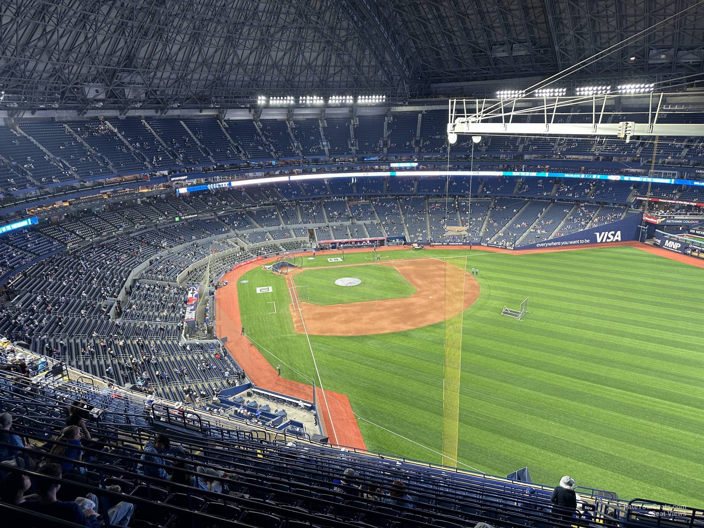 section 509, row 20 seat view  for baseball - rogers centre