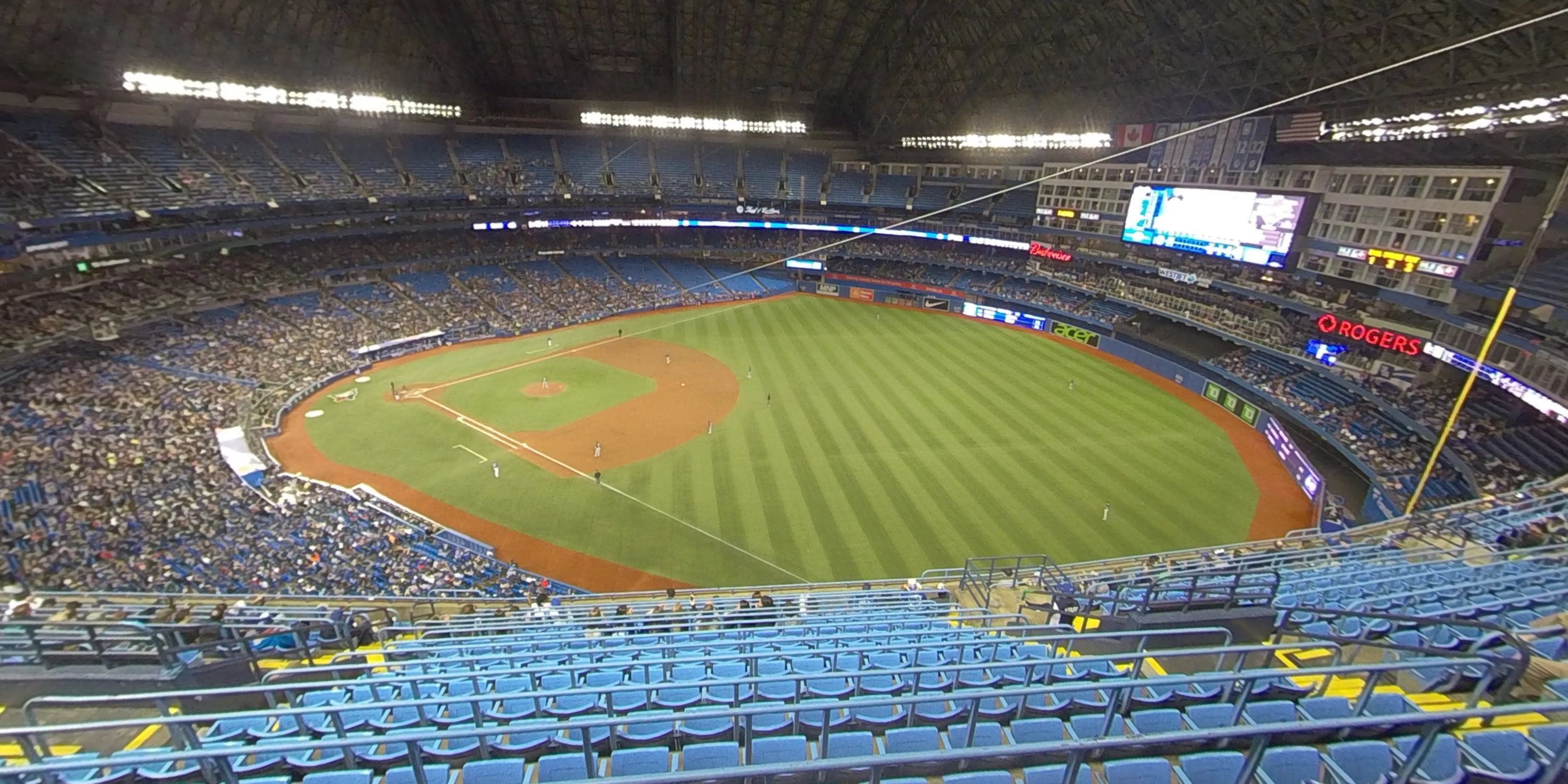 section 512 panoramic seat view  for baseball - rogers centre