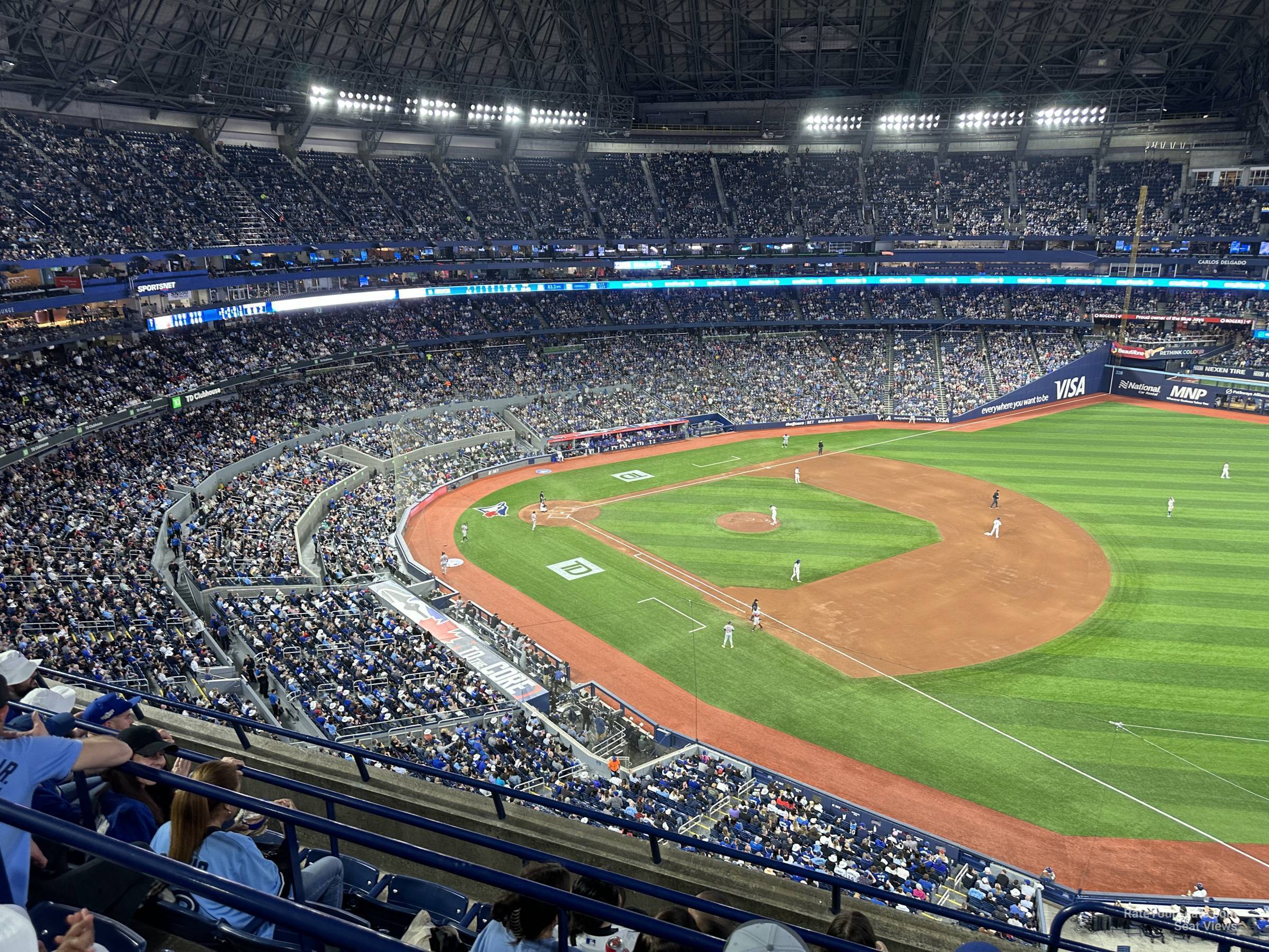 section 514, row 5 seat view  for baseball - rogers centre