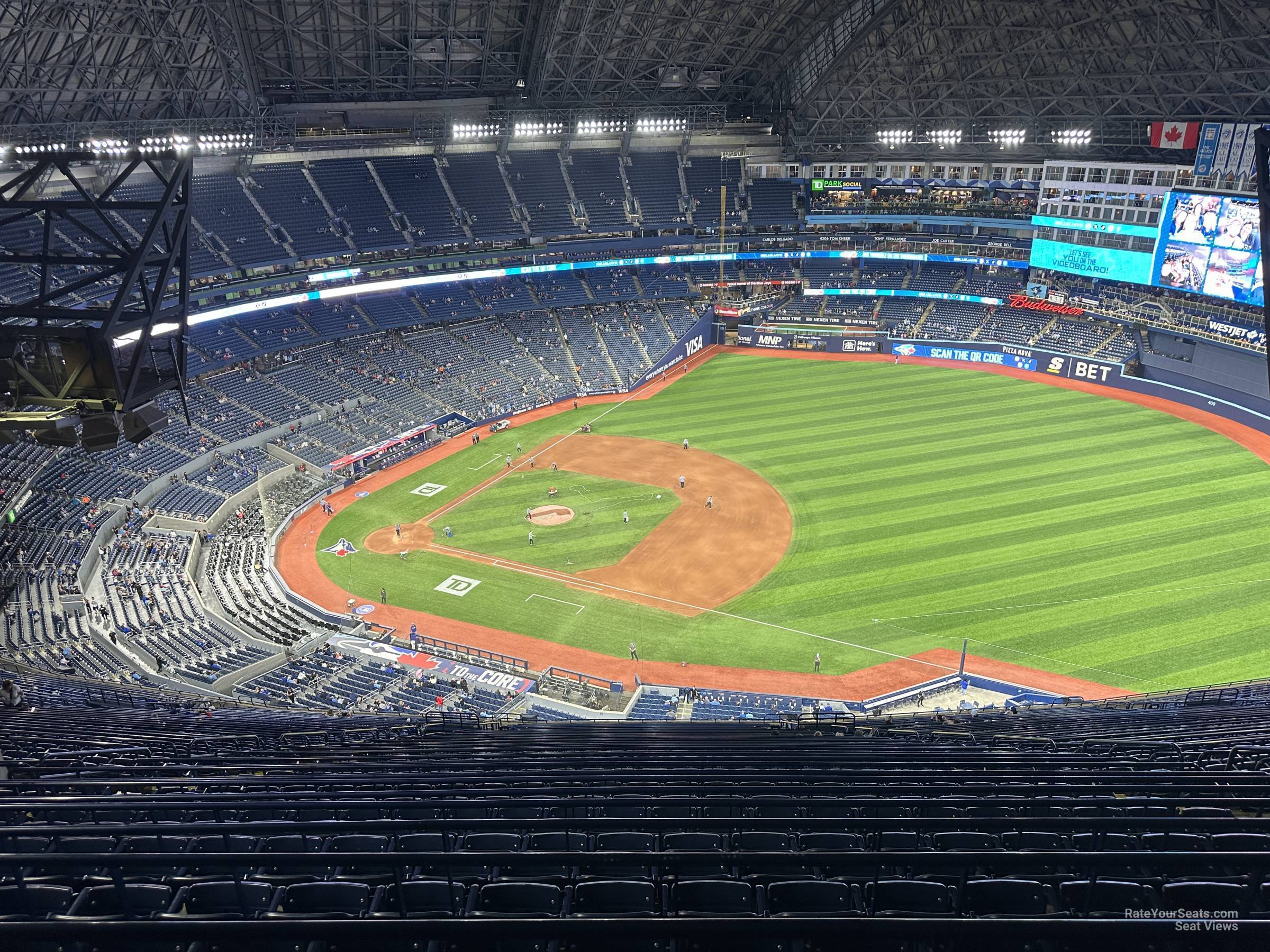 section 515, row 35 seat view  for baseball - rogers centre