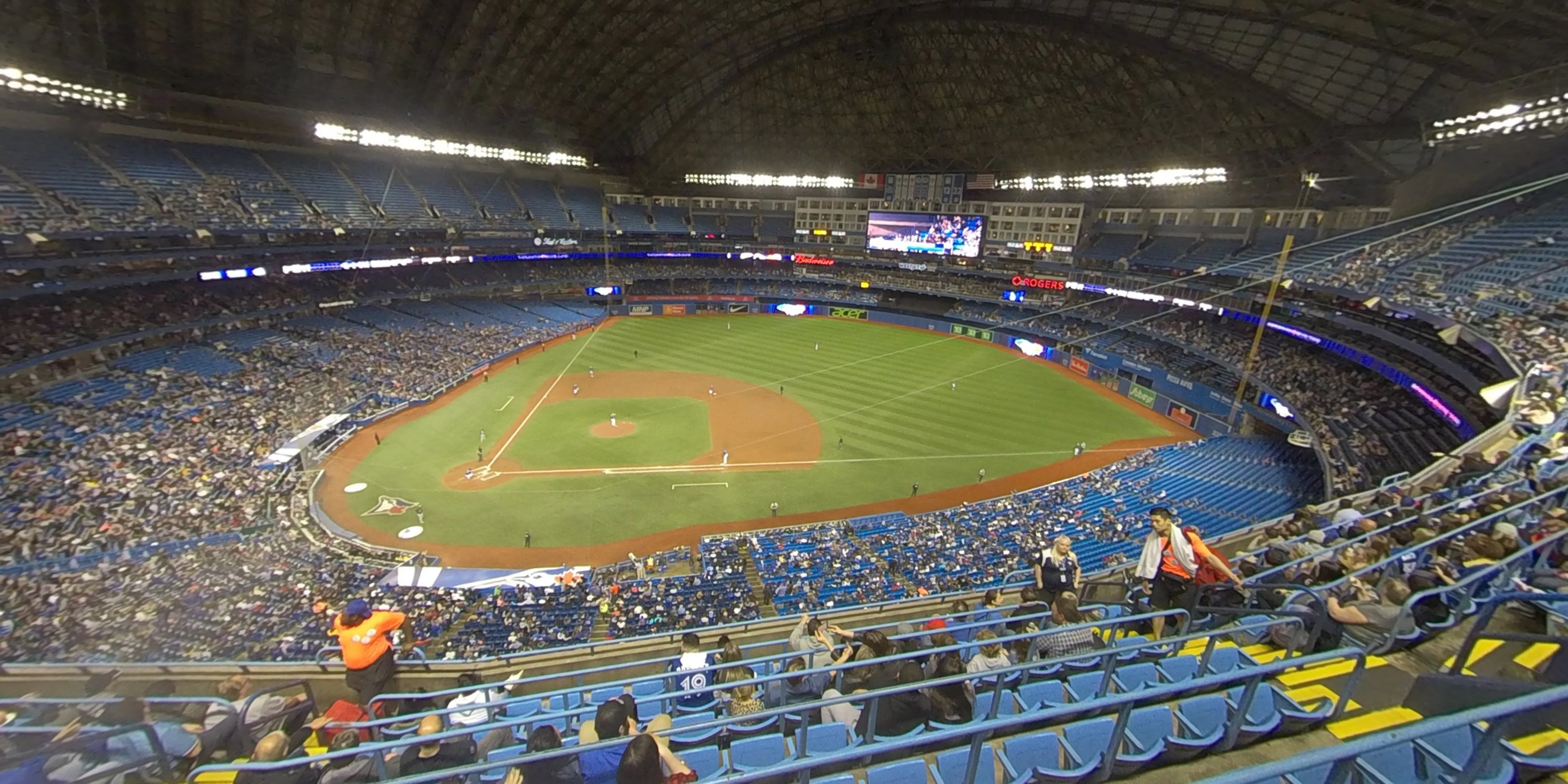section 518 panoramic seat view  for baseball - rogers centre