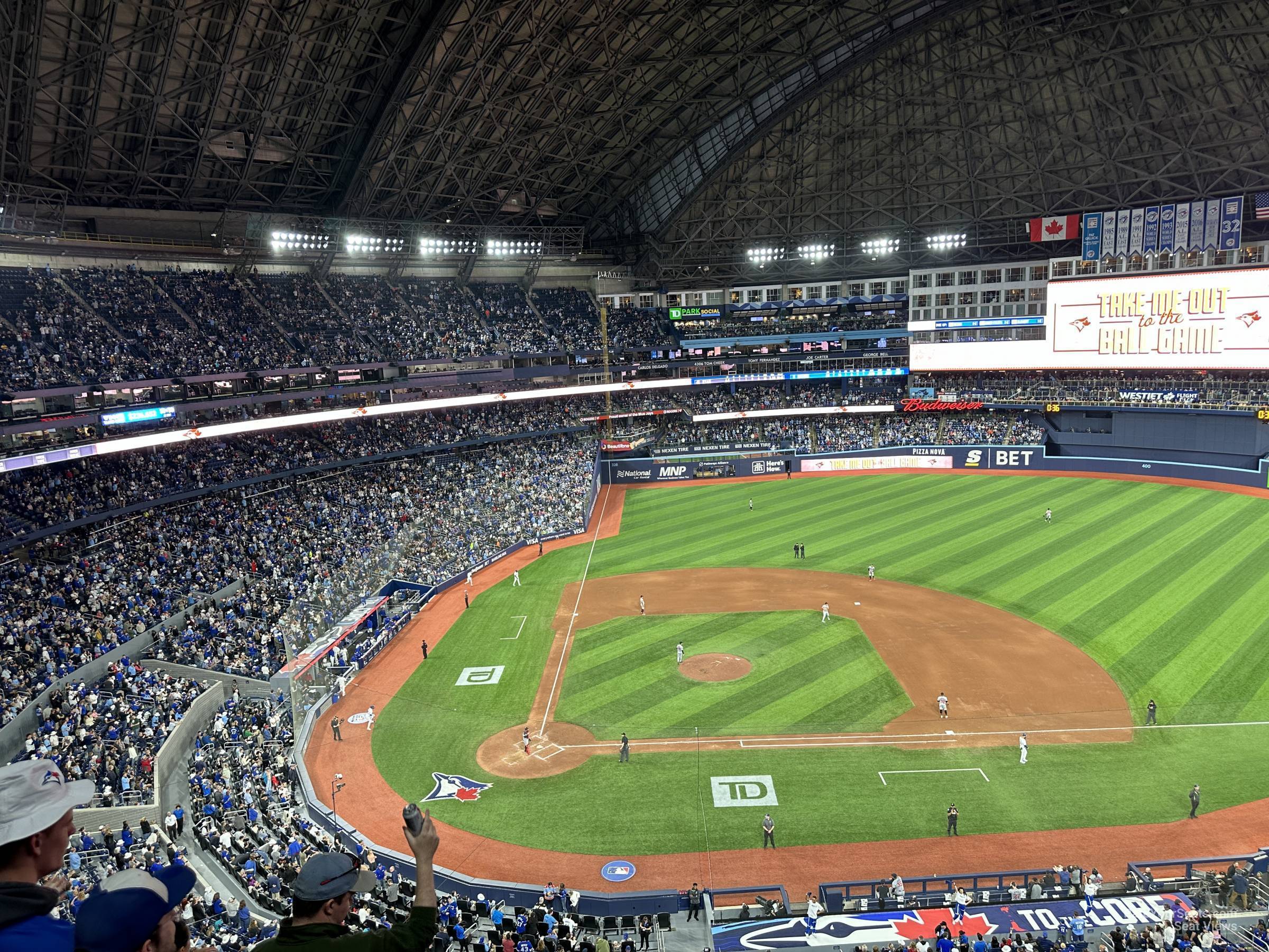section 520, row 5 seat view  for baseball - rogers centre