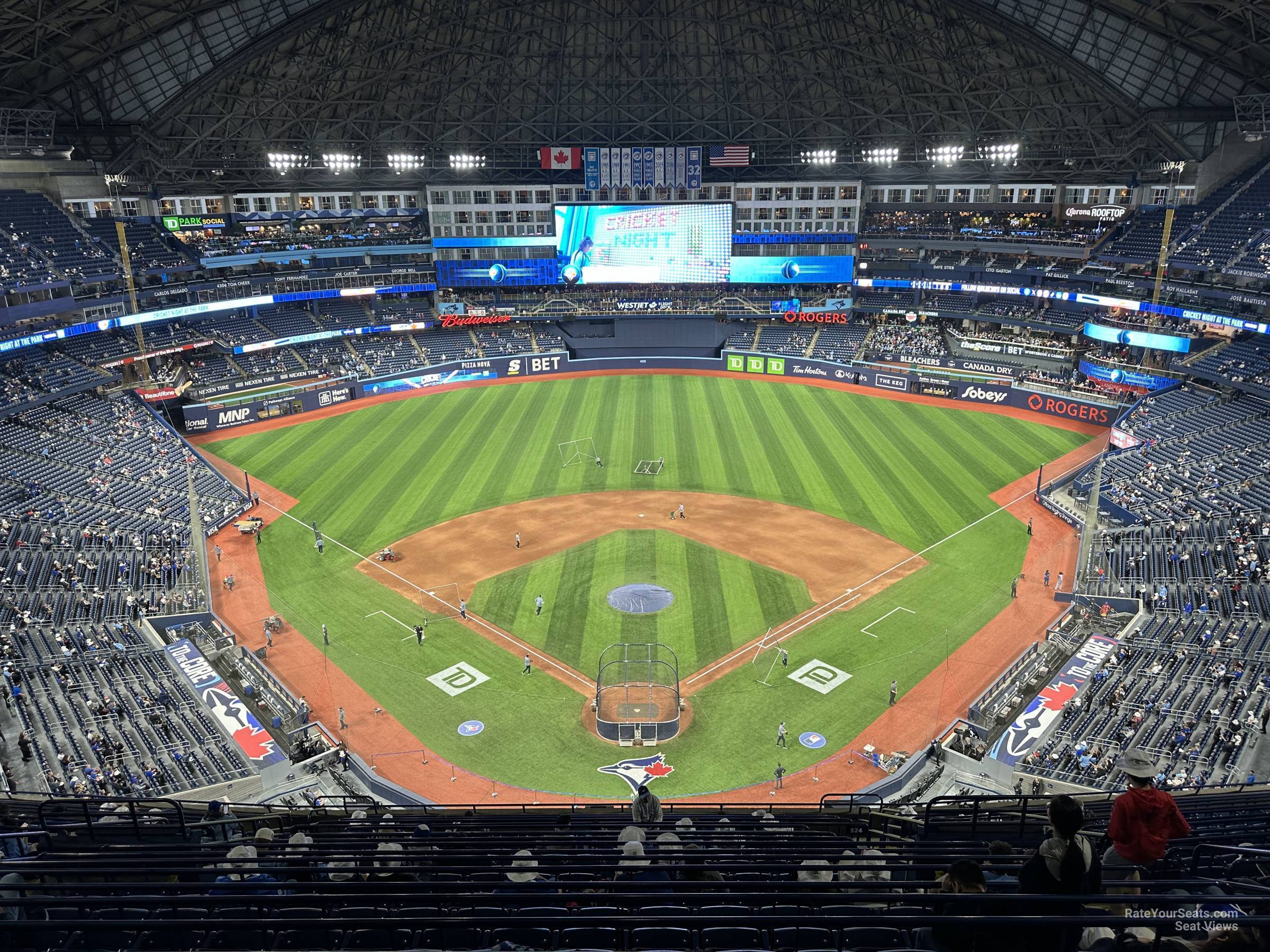 section 524, row 20 seat view  for baseball - rogers centre