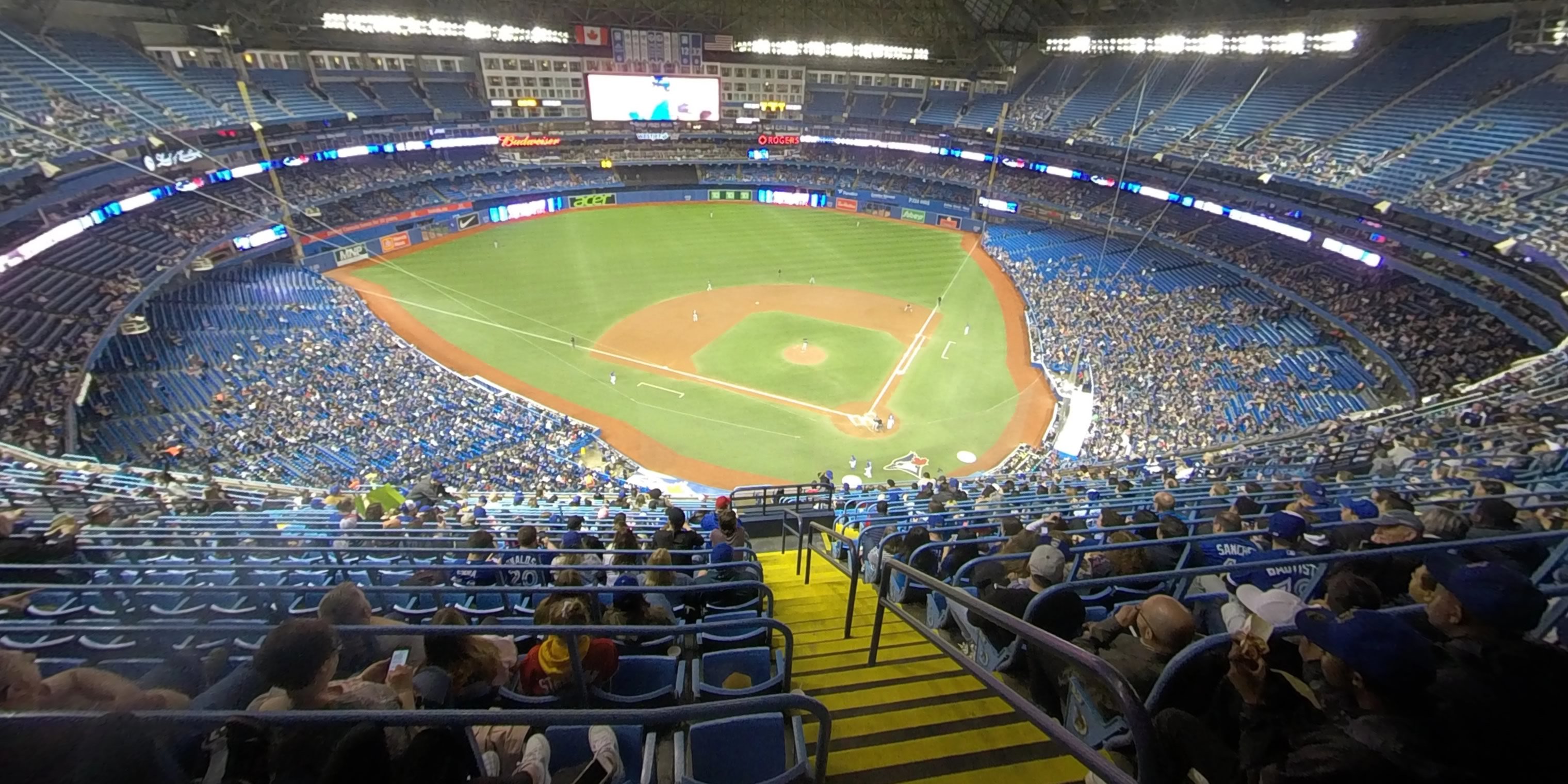 section 525 panoramic seat view  for baseball - rogers centre