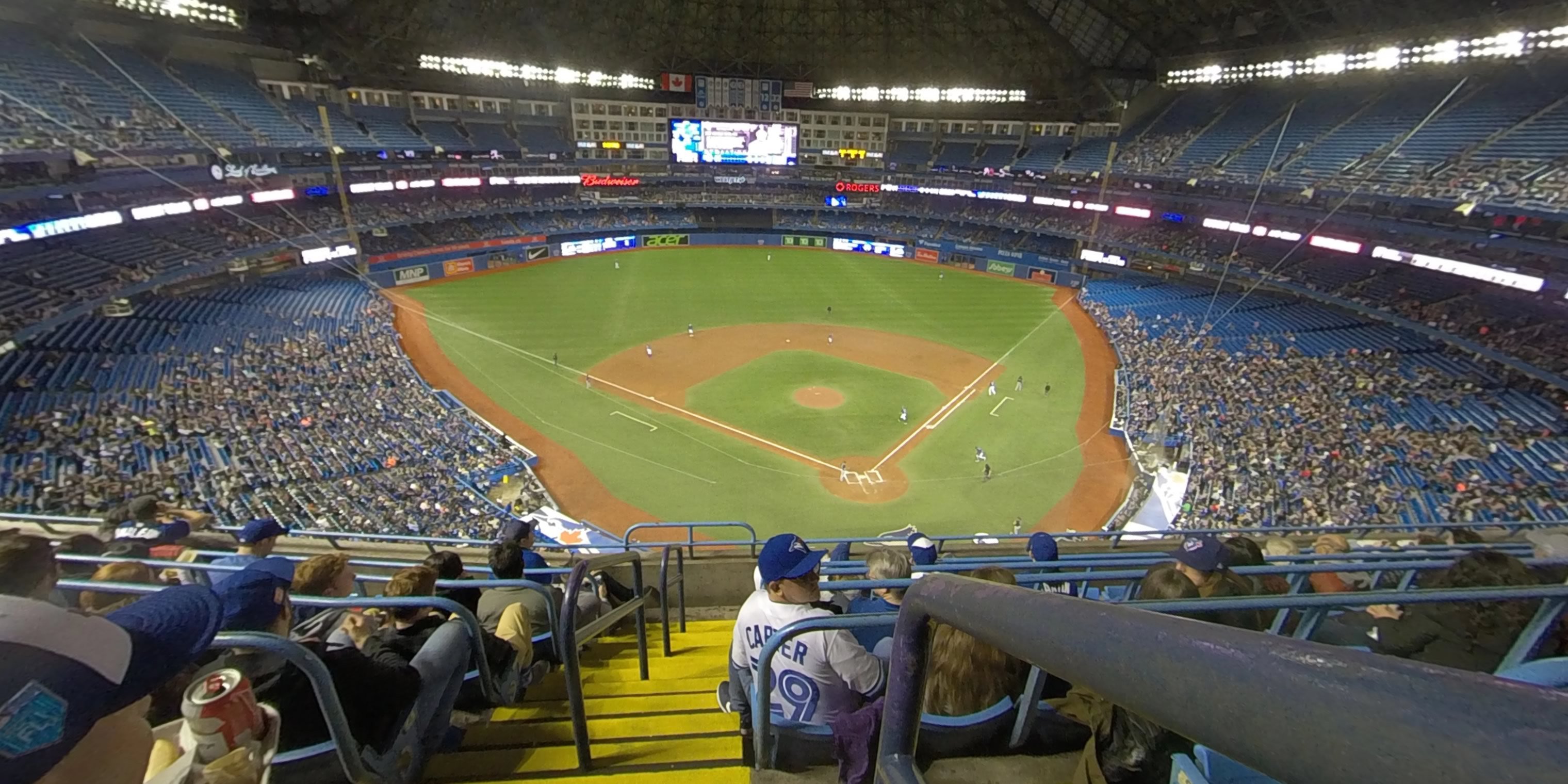 section 525 panoramic seat view  for baseball - rogers centre