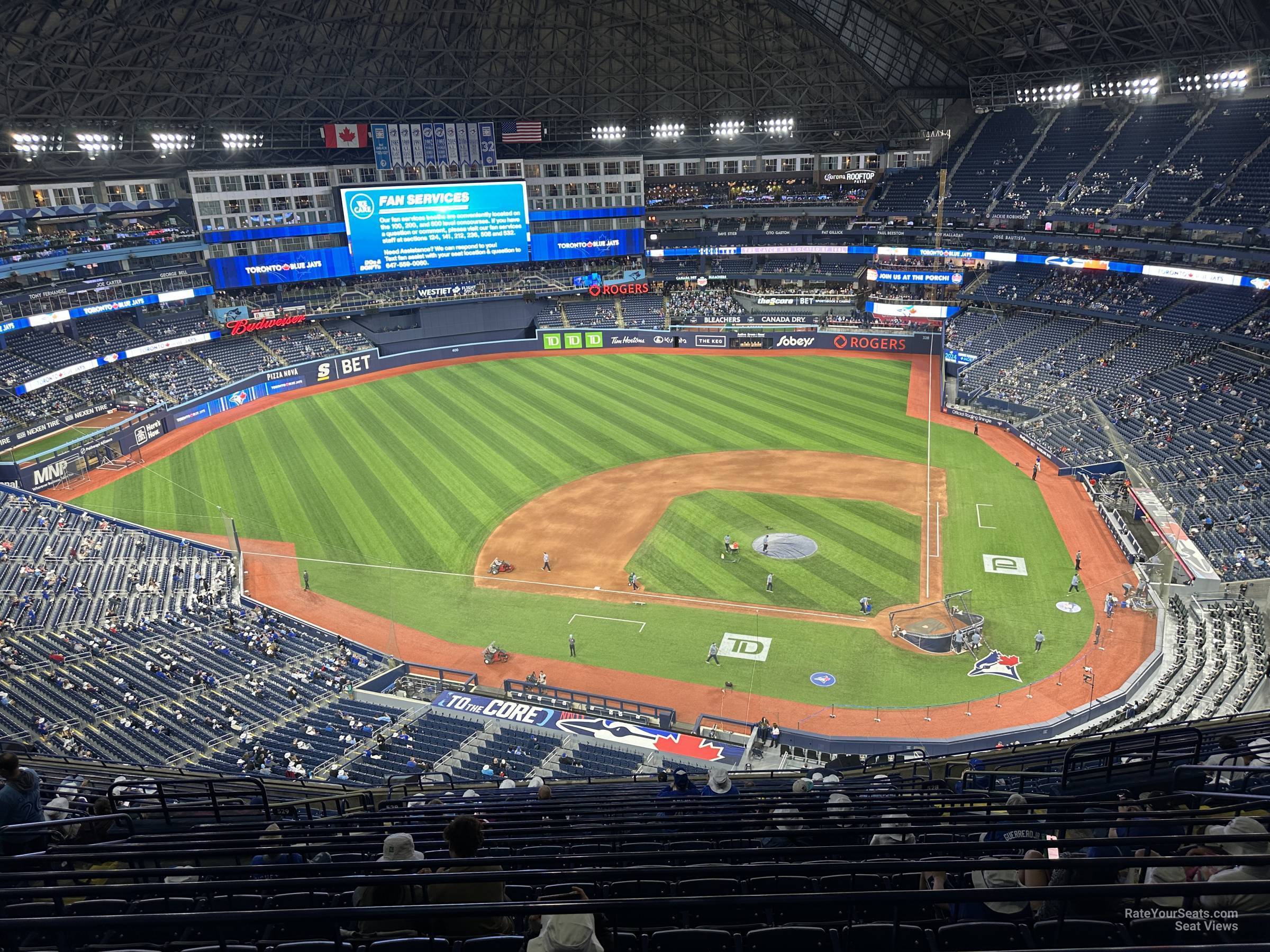 section 528, row 20 seat view  for baseball - rogers centre