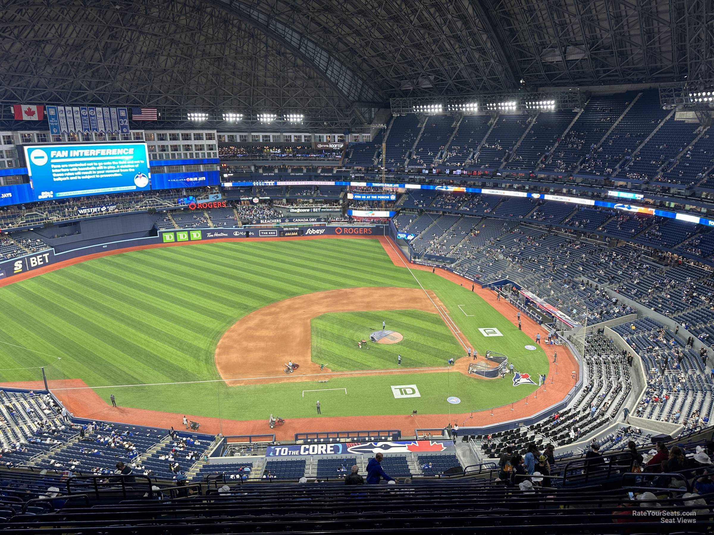 section 530, row 20 seat view  for baseball - rogers centre