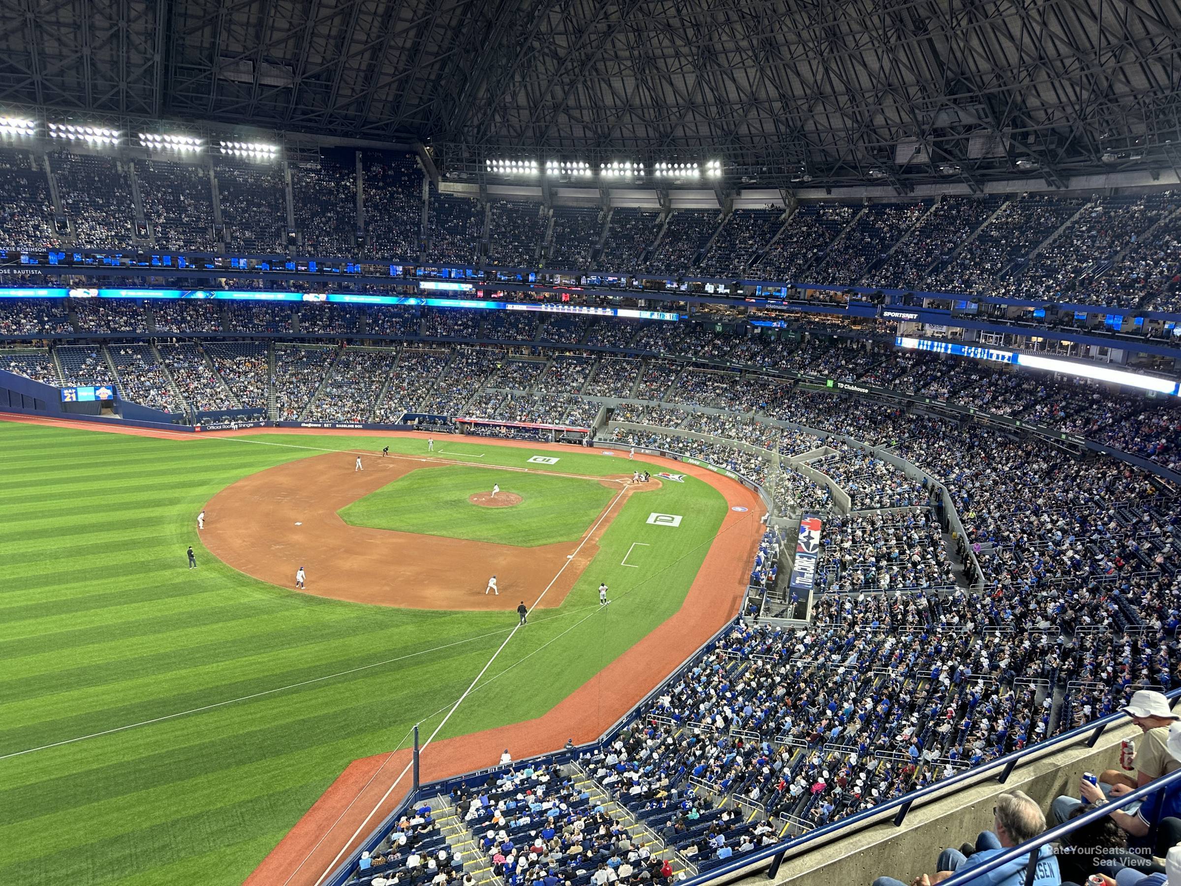 section 537, row 5 seat view  for baseball - rogers centre