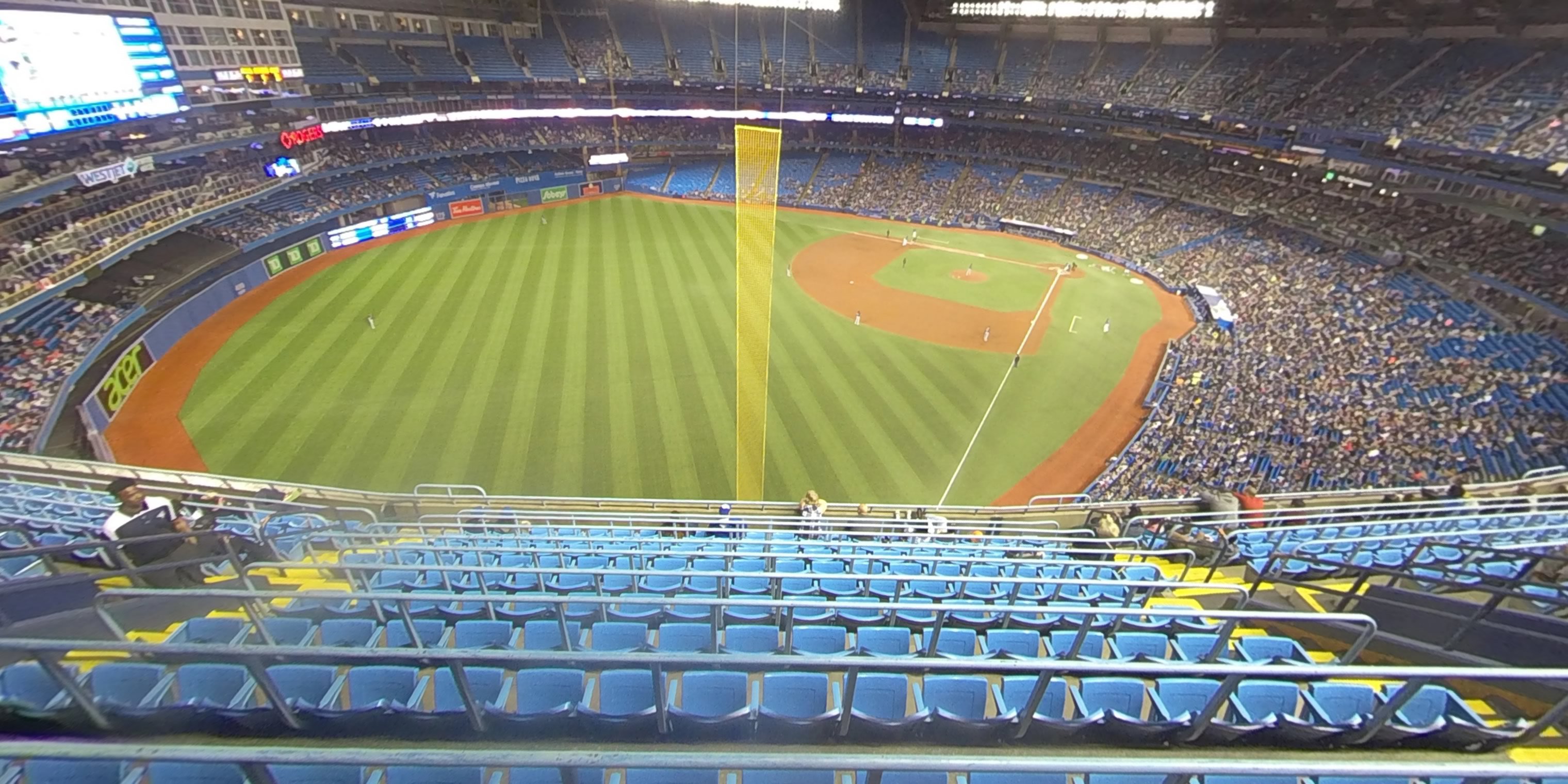 section 539 panoramic seat view  for baseball - rogers centre