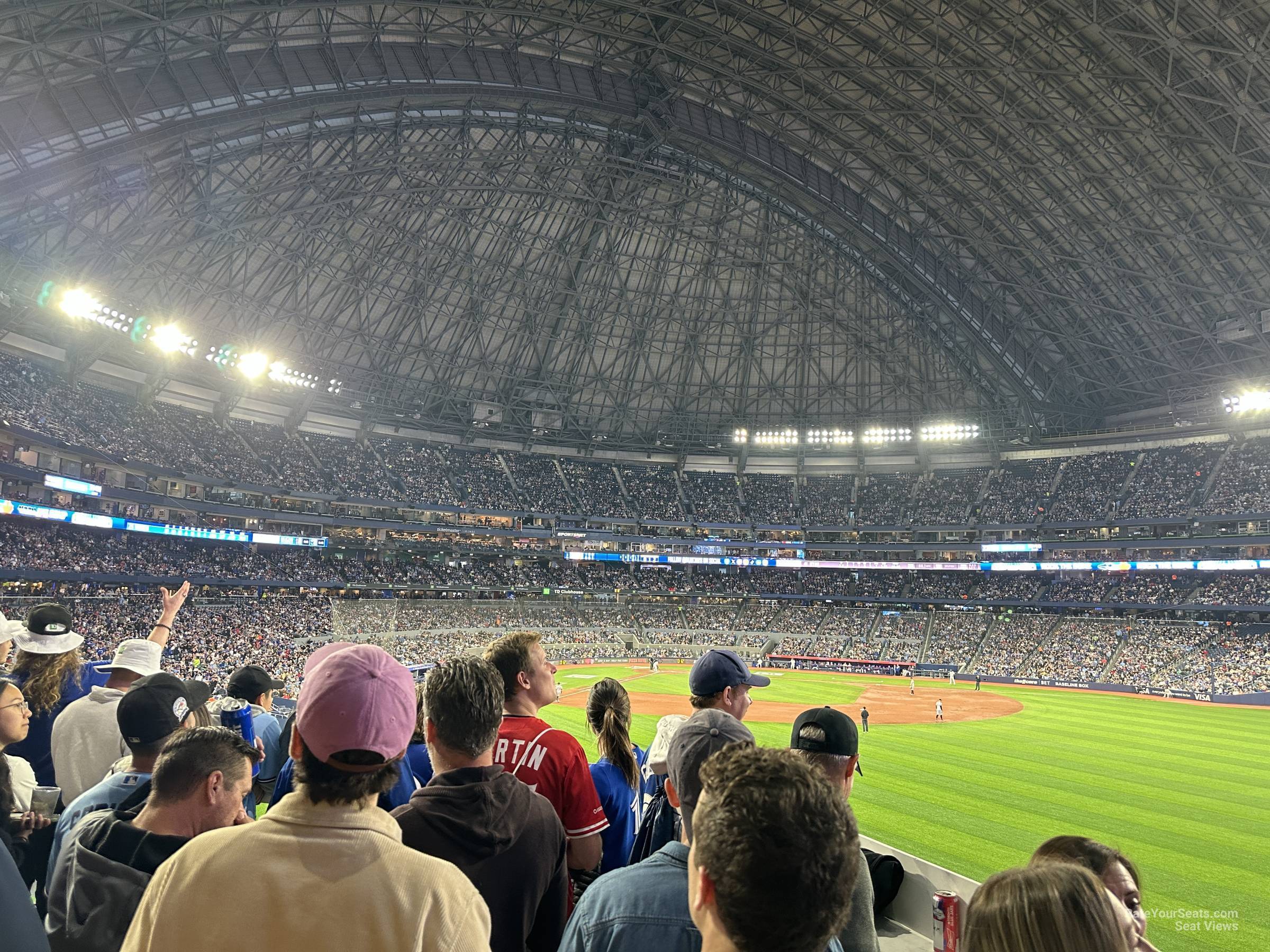 general admission seat view  for baseball - rogers centre