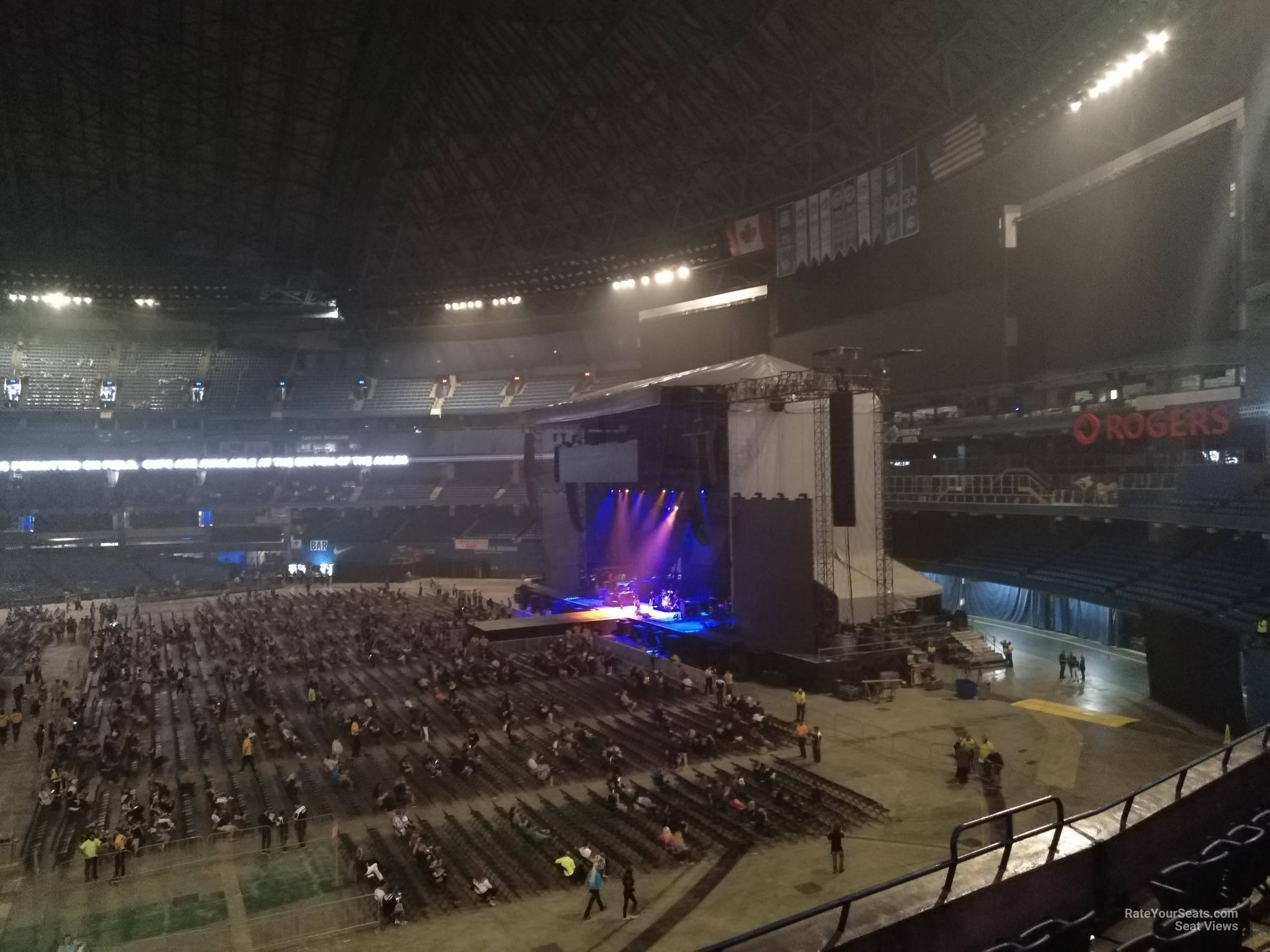 section 211, row 7 seat view  for concert - rogers centre