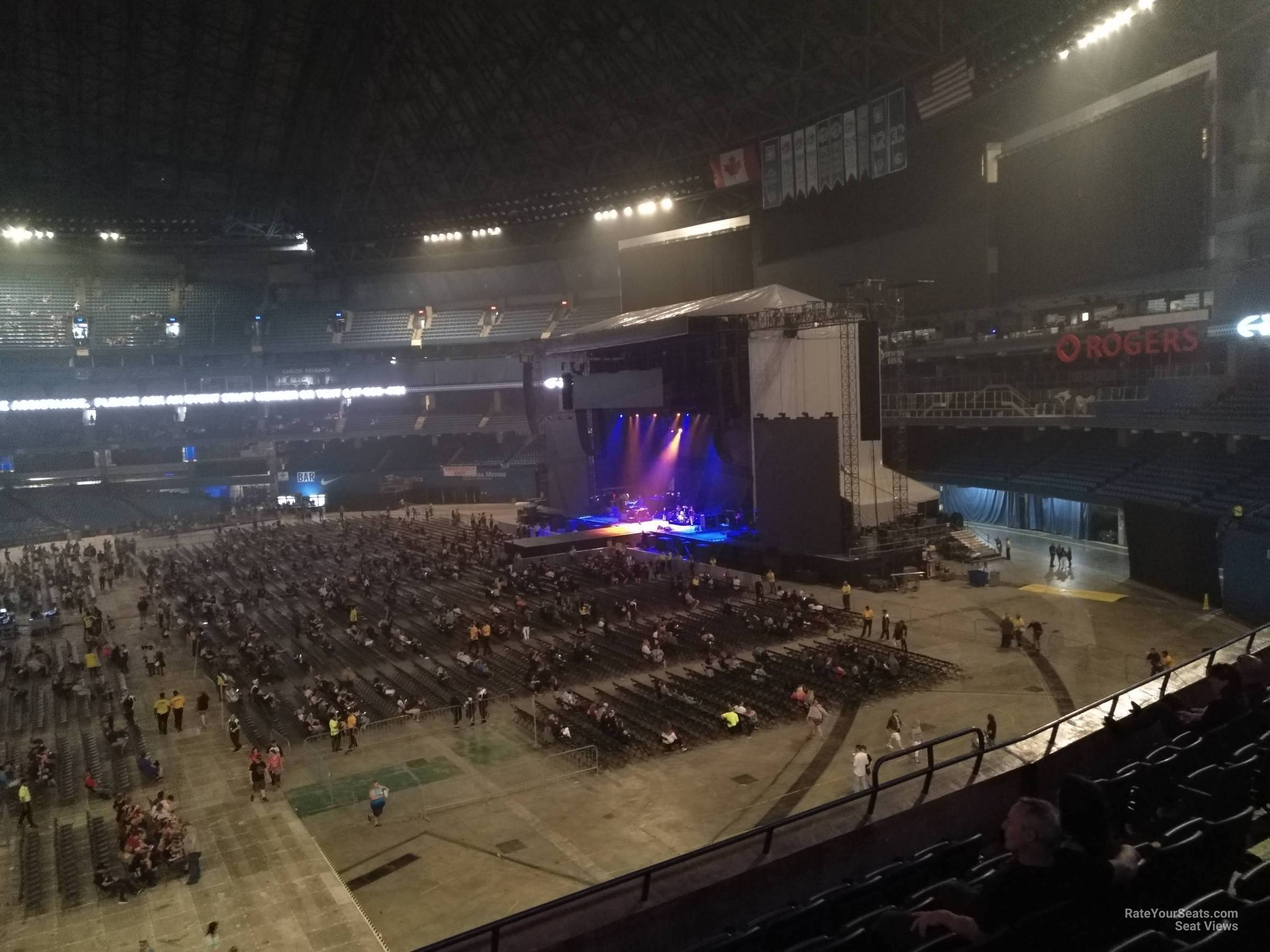 section 212, row 7 seat view  for concert - rogers centre