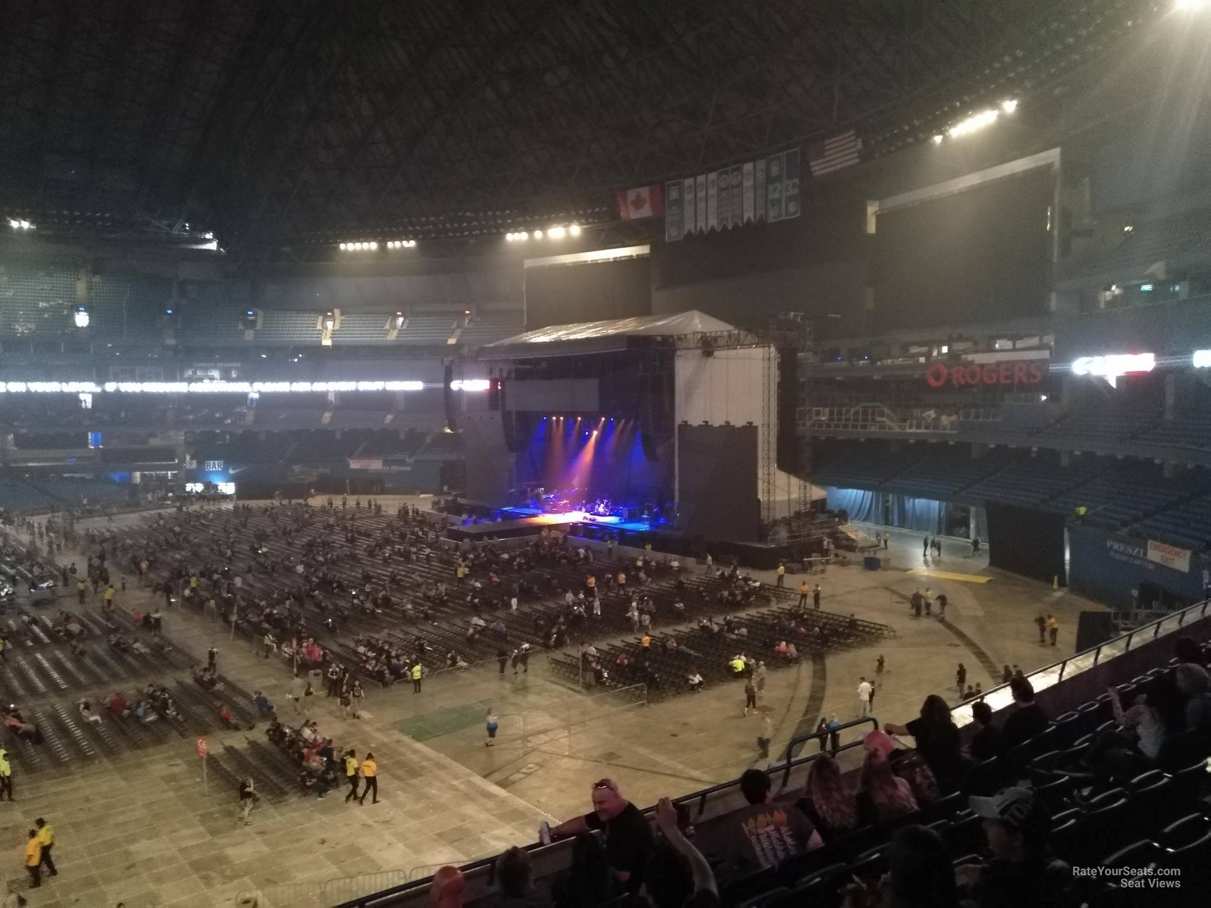 section 213, row 7 seat view  for concert - rogers centre
