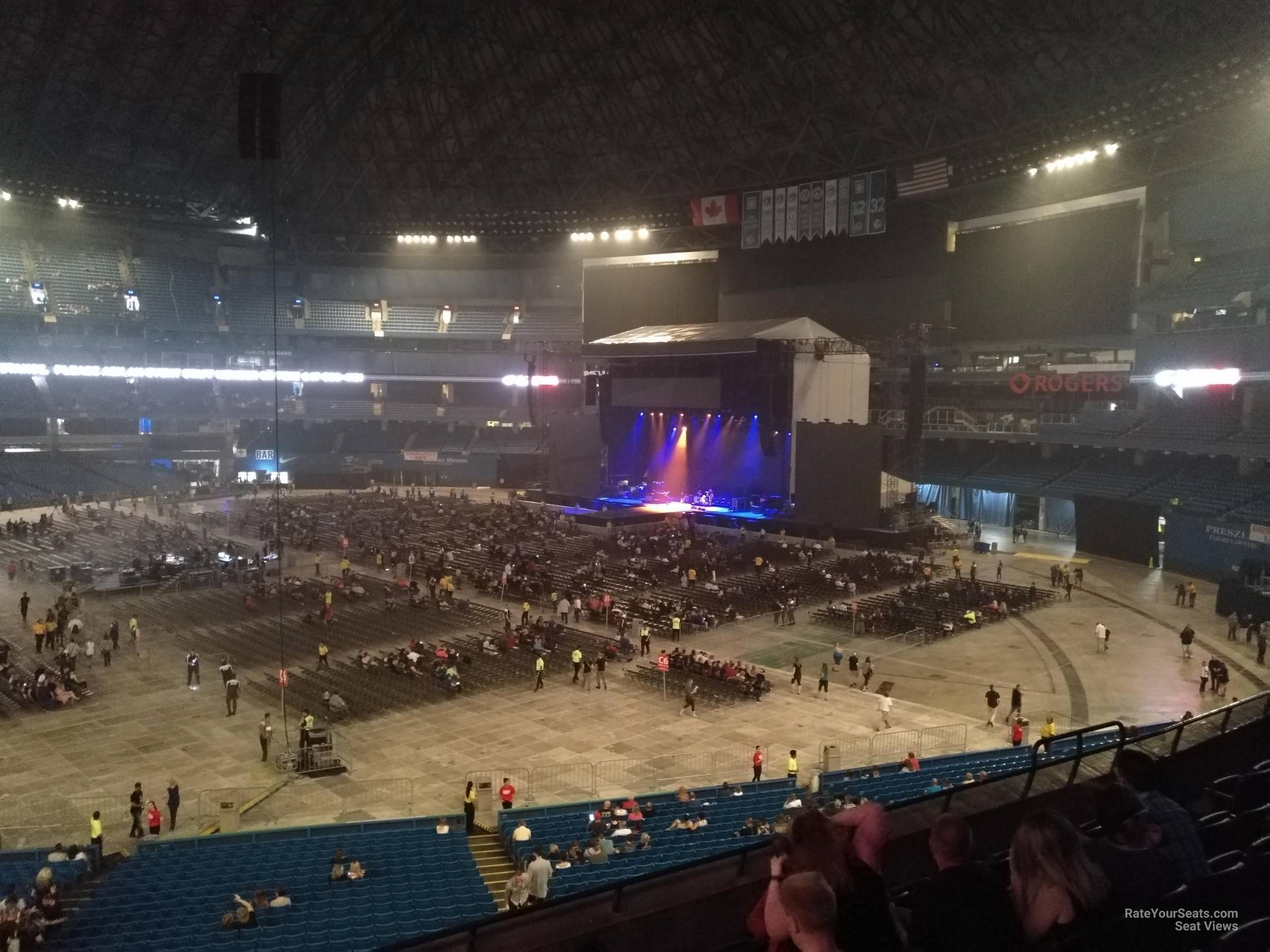 section 215, row 7 seat view  for concert - rogers centre