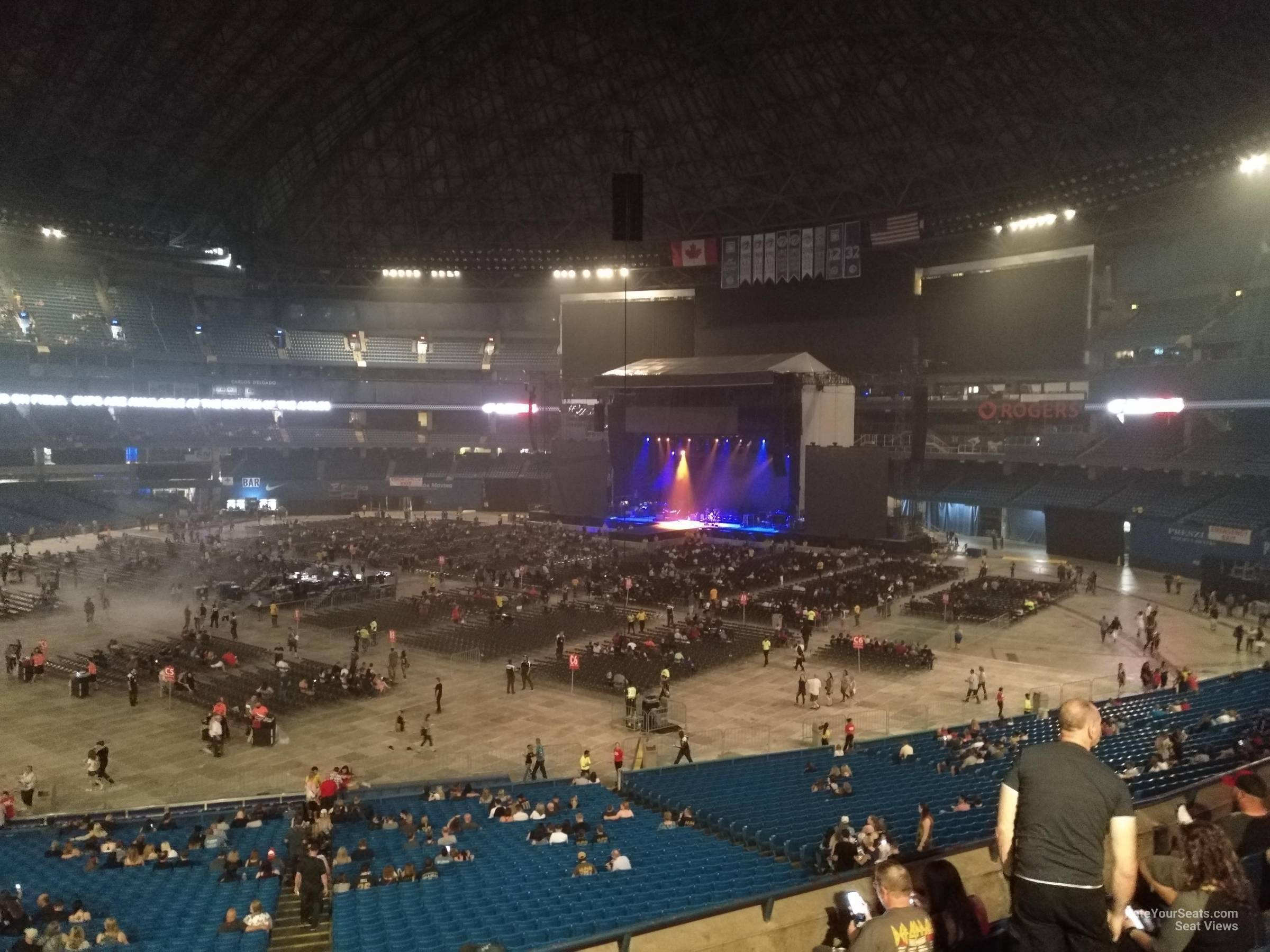 section 217, row 7 seat view  for concert - rogers centre