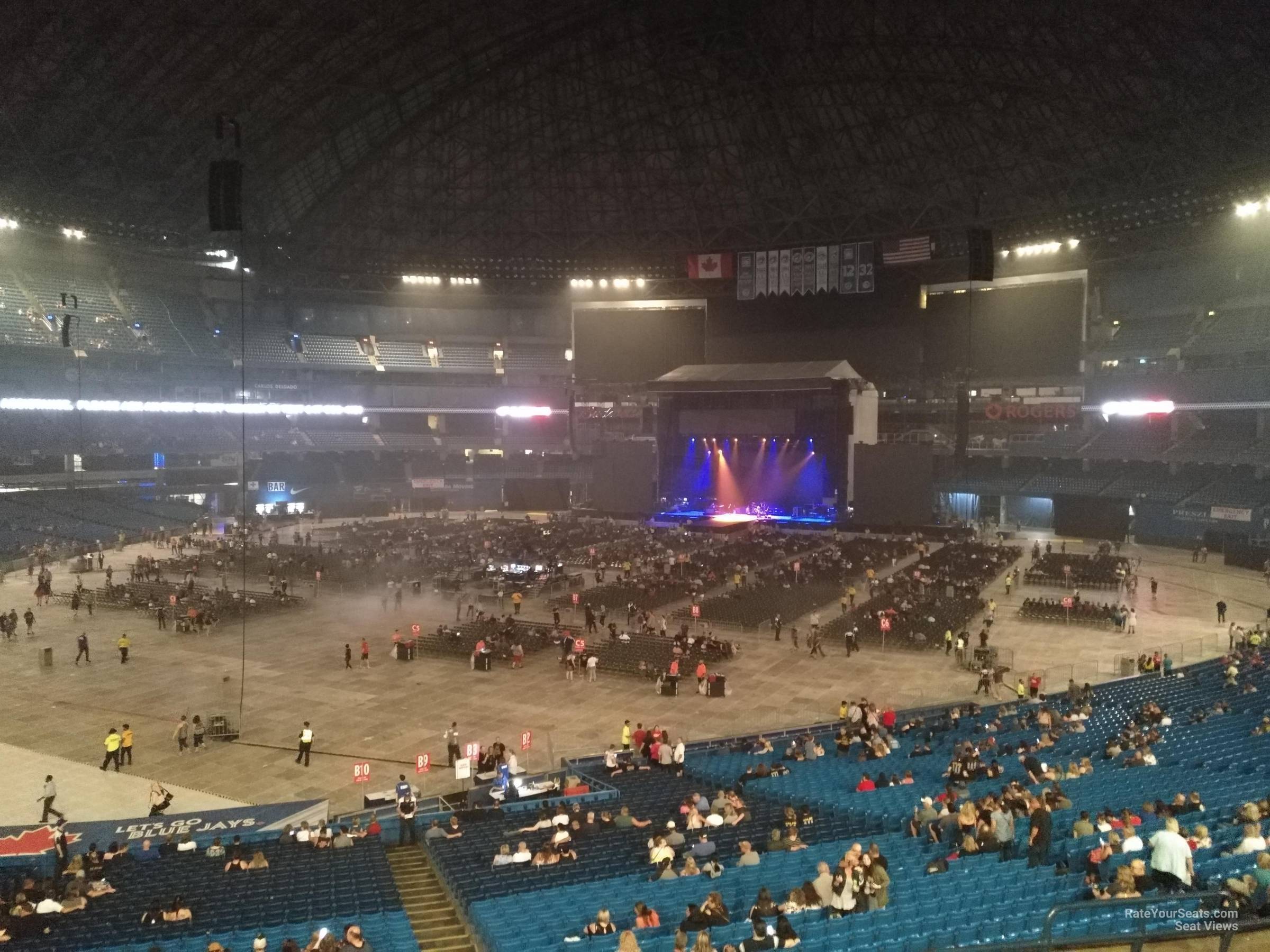 section 220, row 7 seat view  for concert - rogers centre